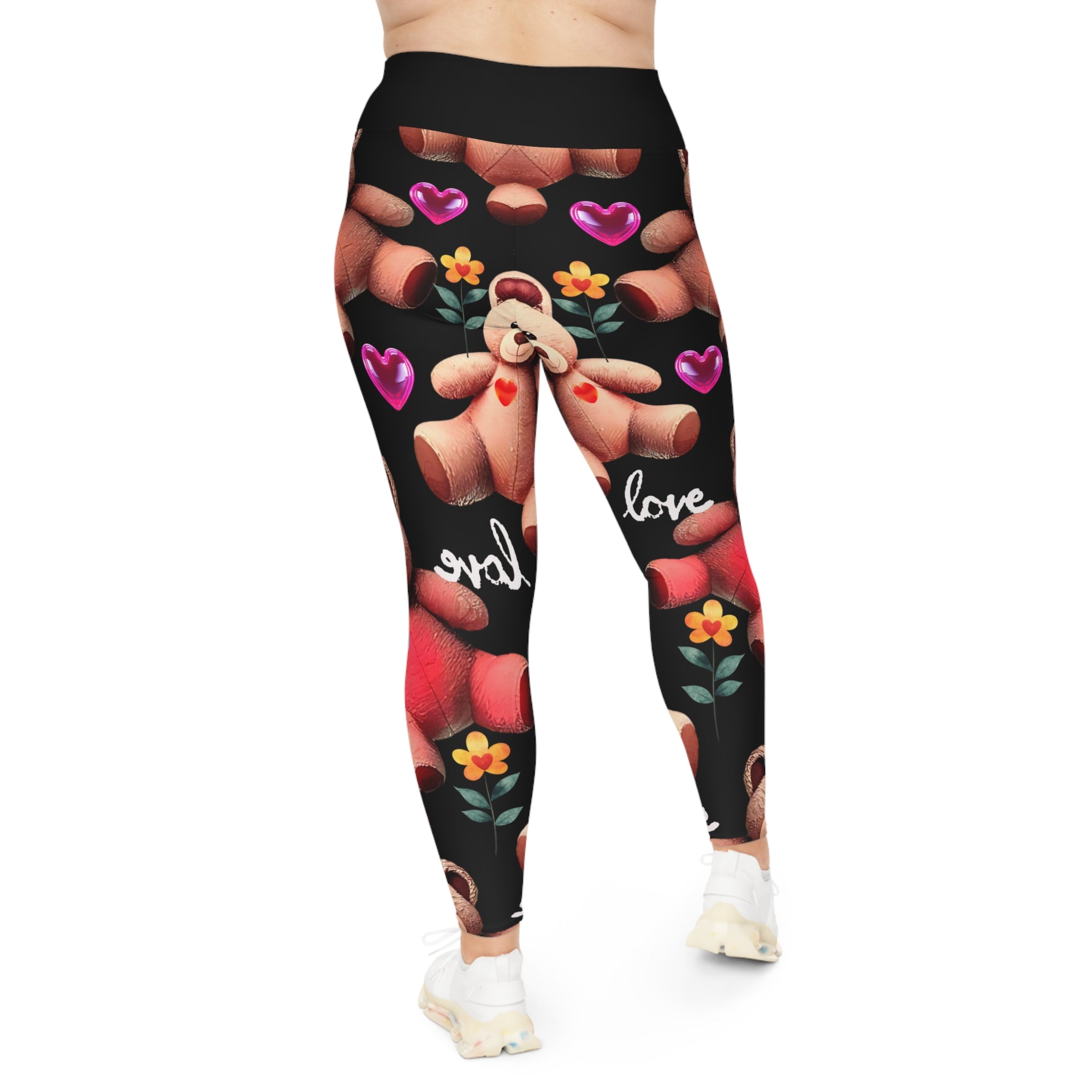Love Bear Plus Size Leggings - Angel Body