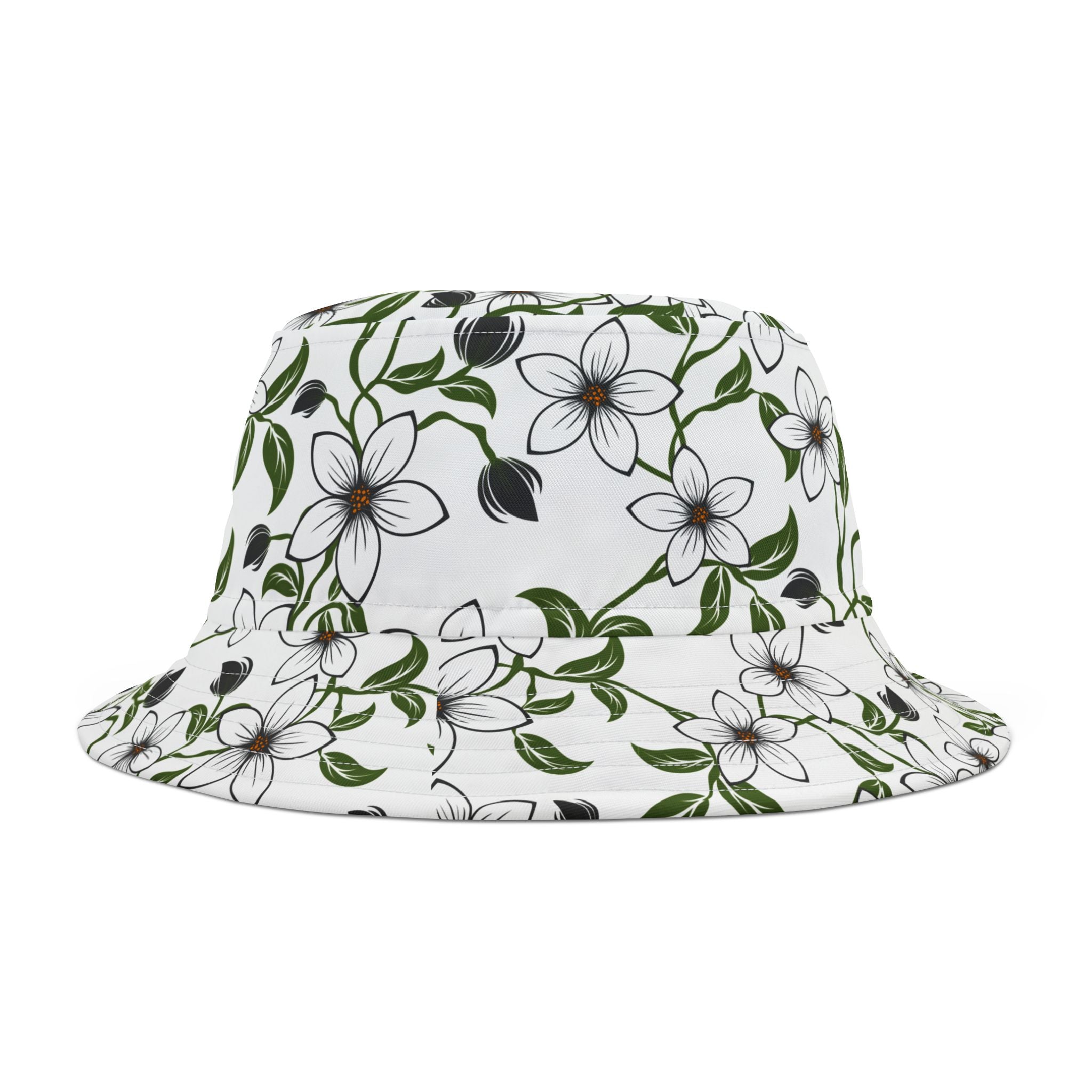 Floral Print Bucket Hat, Summer Accessory, Festival Wear, Garden Party Hat, Gift for Nature Lovers