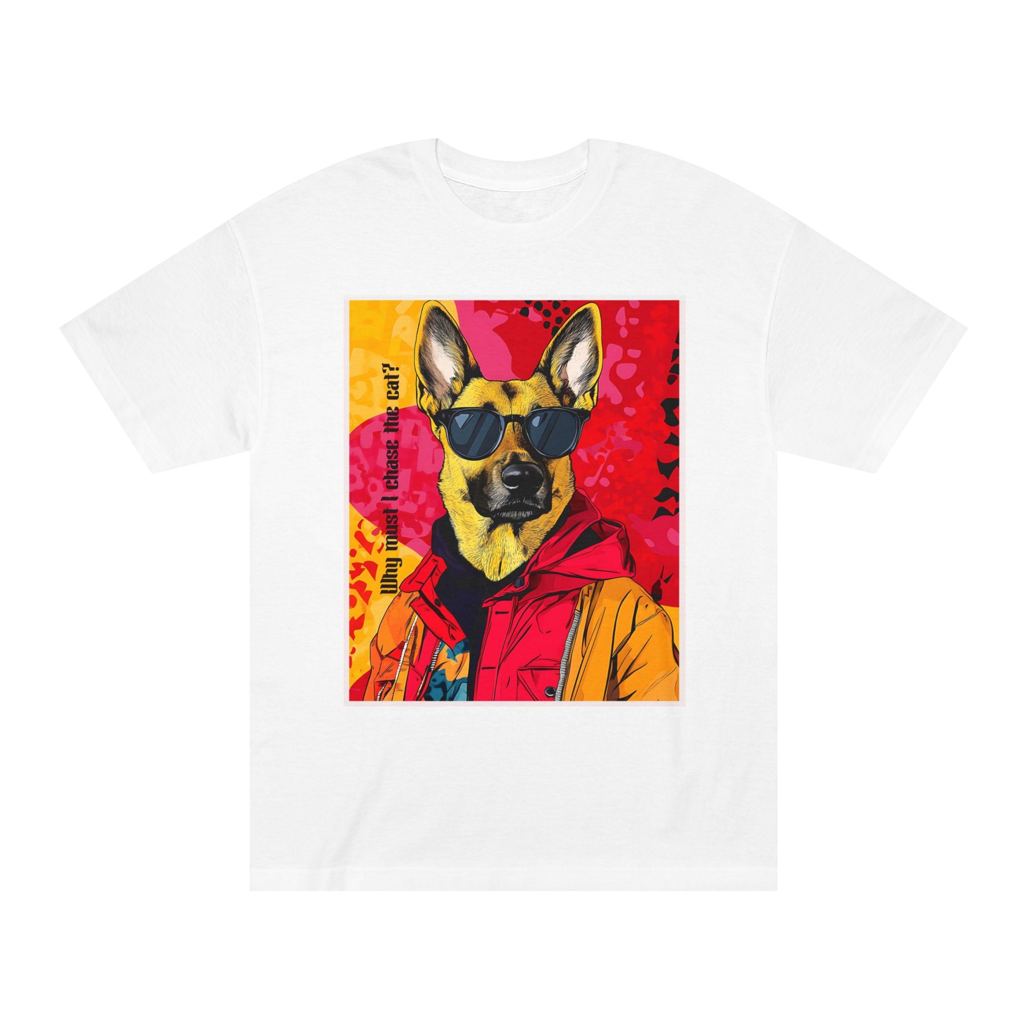 German Shepard Tee - Fun & Vibrant Unisex Graphic Shirt - Angel Body