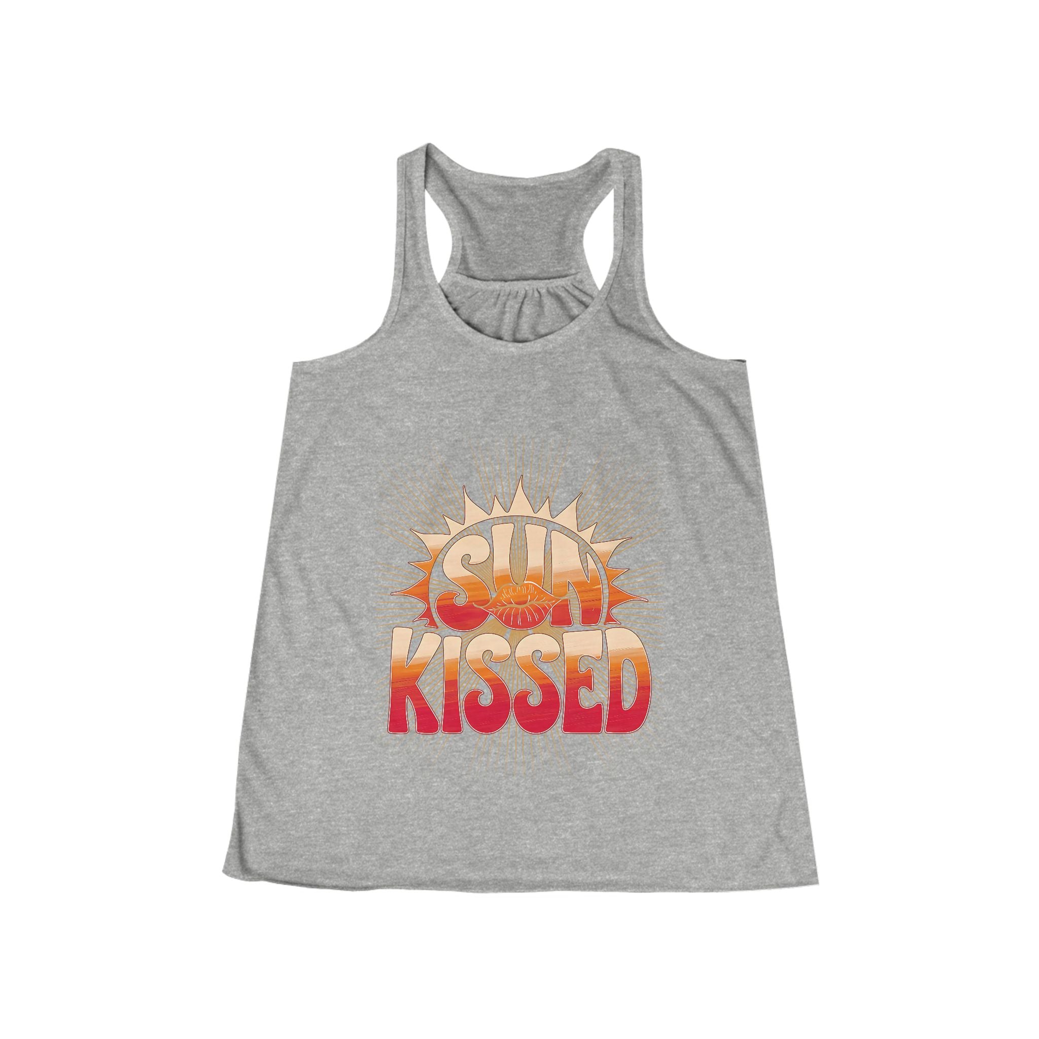 Absolutely Fire Women's Flowy Racerback Tank | Summer Top, Gift for Her, Workout Wear, Festival Attire, Casual Wear - Angel Body
