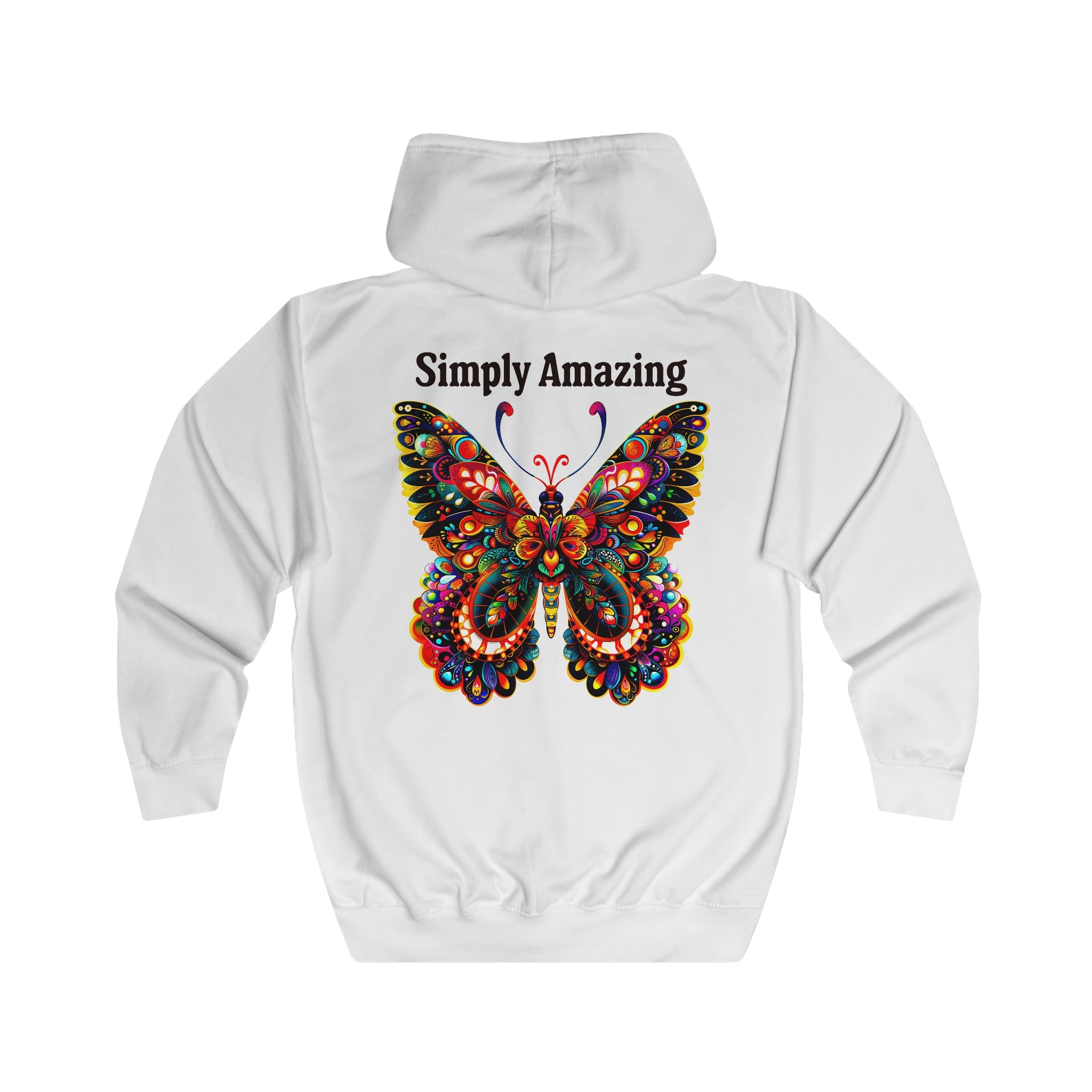 Unisex Full Zip Hoodie - Angel Body