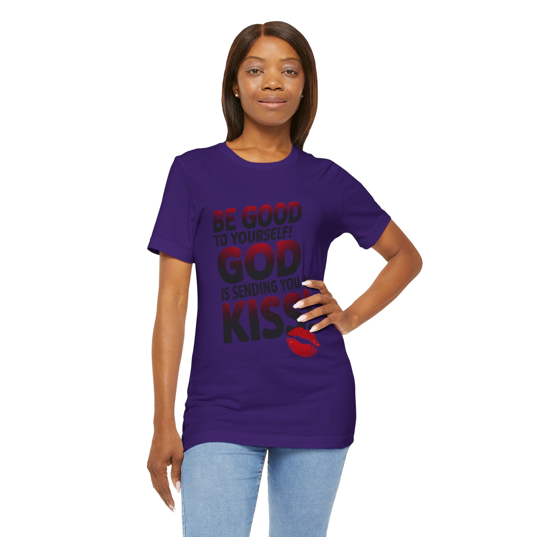Inspirational Short Sleeve Tee - Angel Body