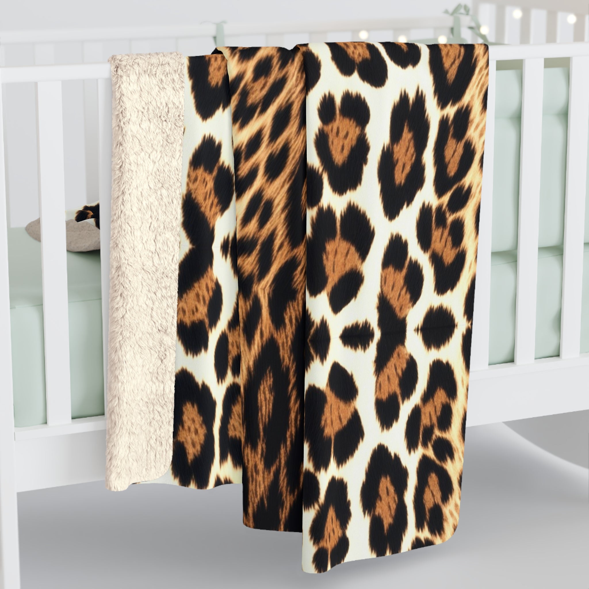 Leopard Sherpa Blanket - Angel Body