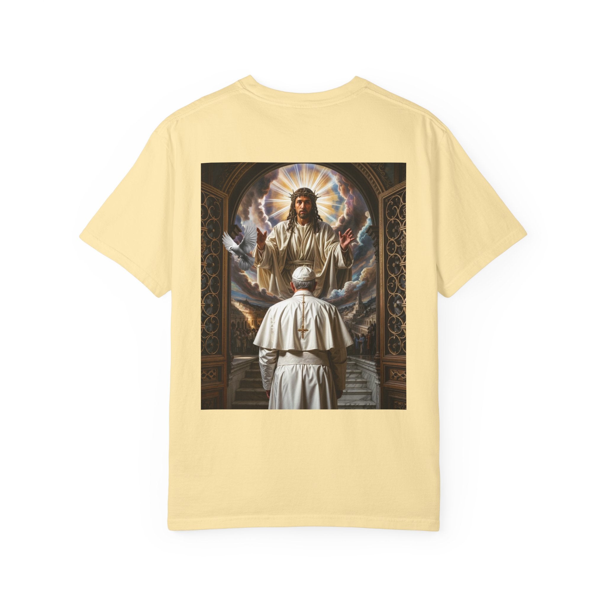 Religious Inspiration T-shirt - Jesus and Pope - Angel Body