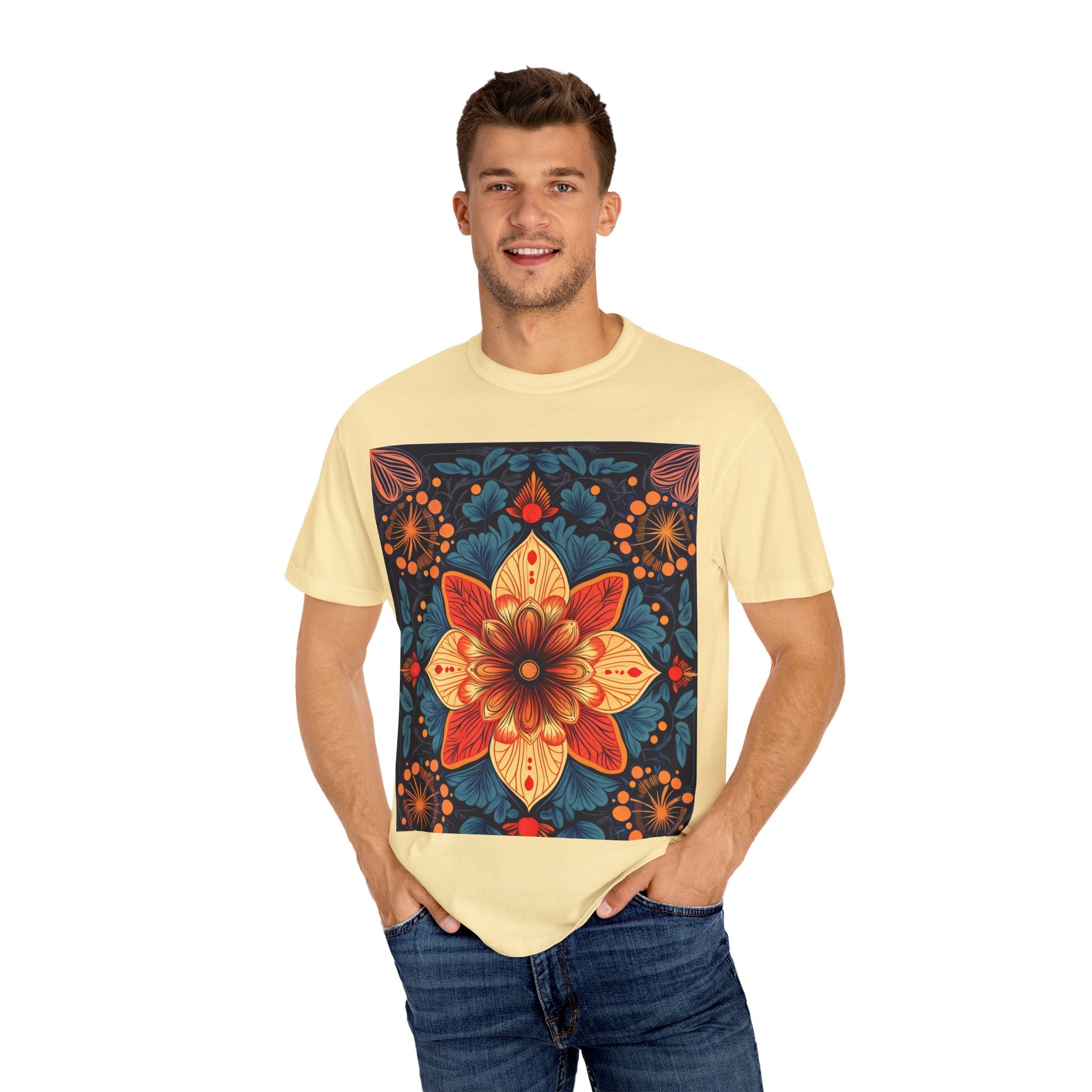Mandala Style T-Shirt - Angel Body