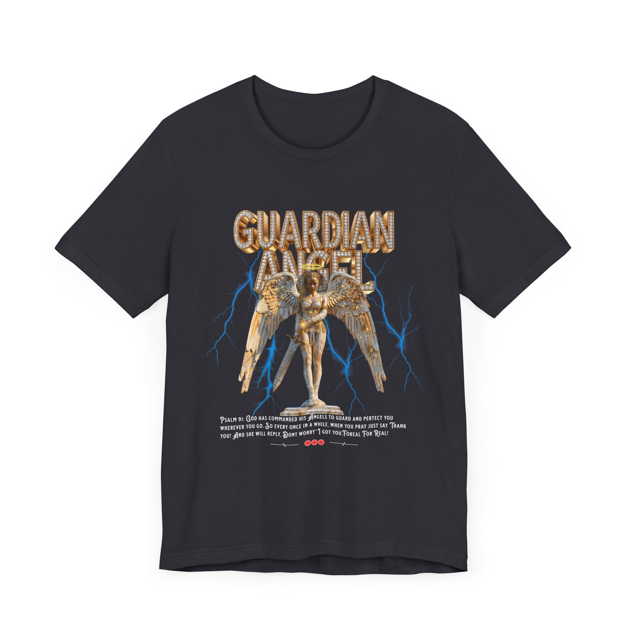 Unisex Jersey Short Sleeve: Guardian Angel Spiritual Warrior - Angel Body