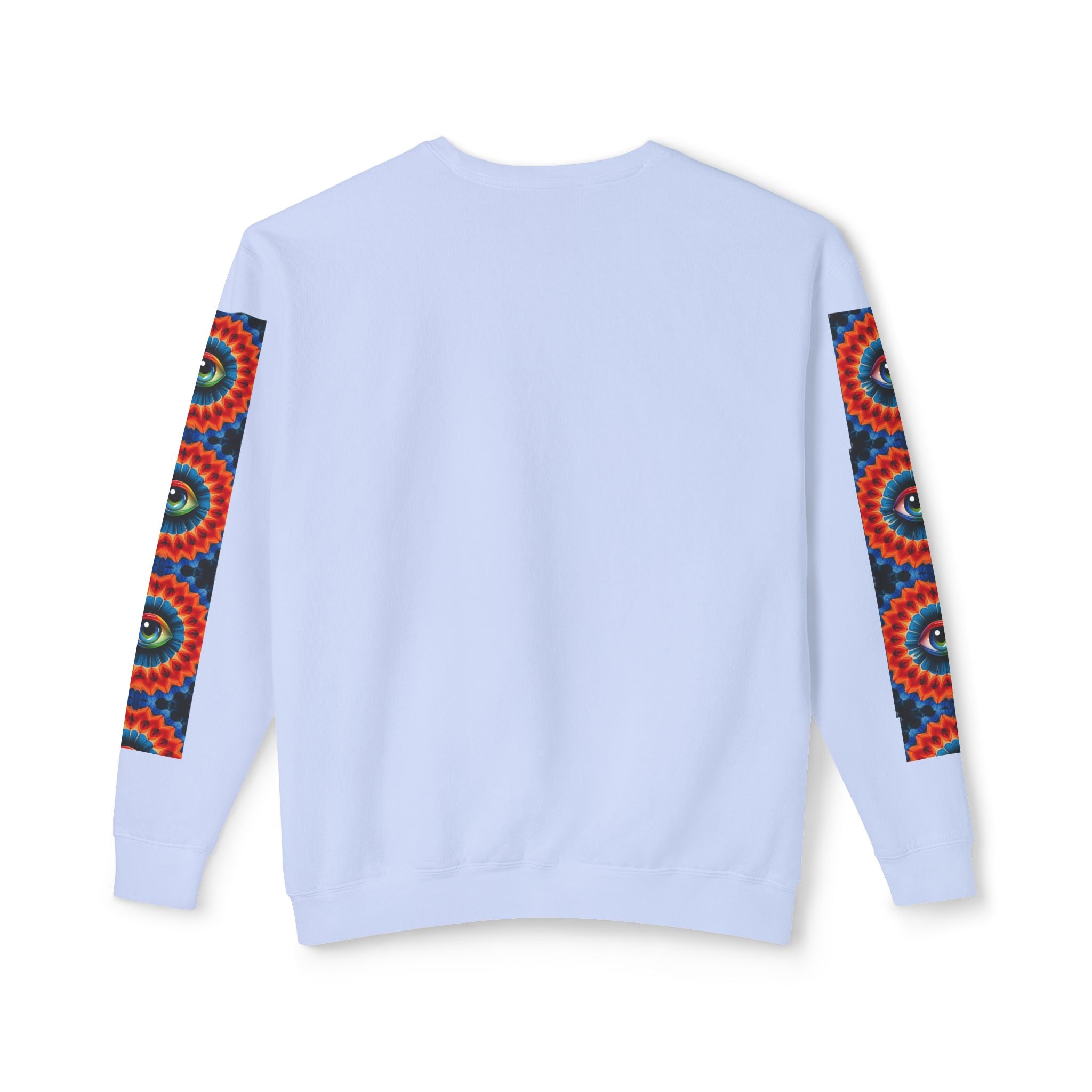 Crewneck Sweatshirt - Creative Eye Mandala Design - Angel Body