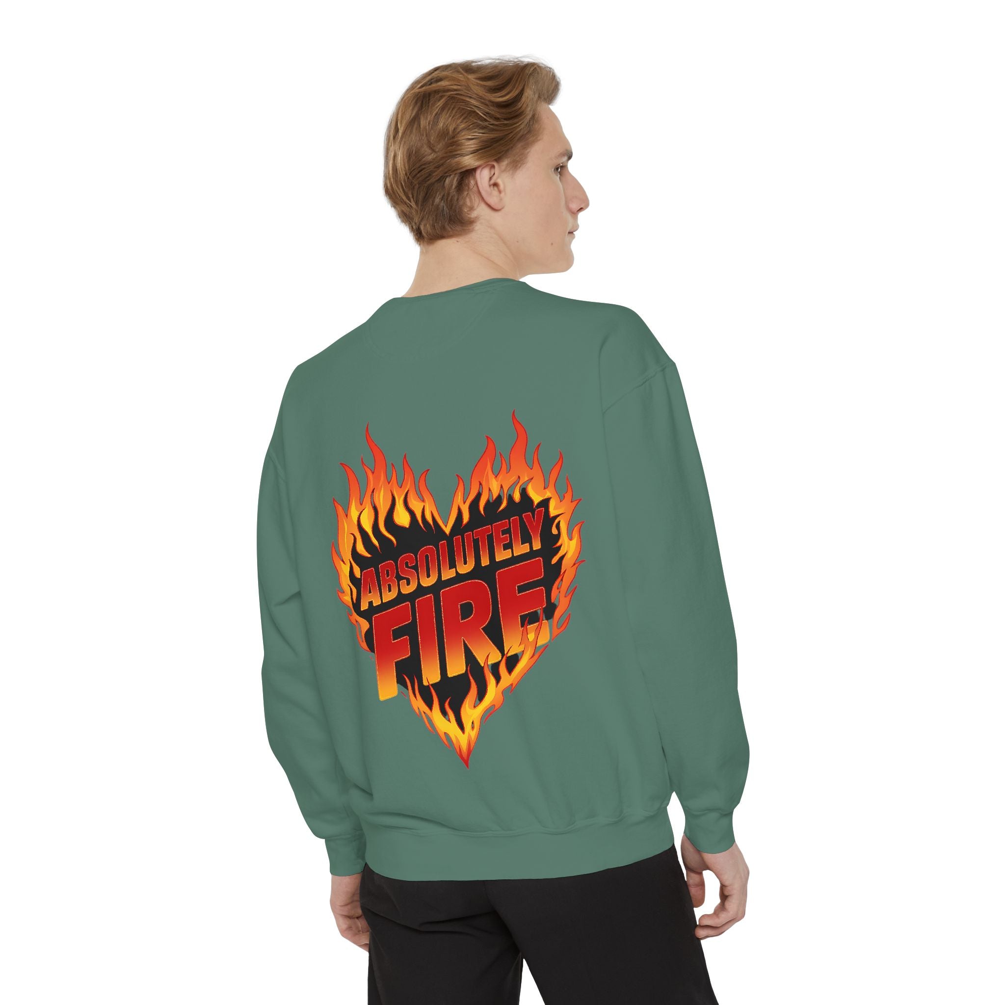 Absolutely Fire Unisex Sweatshirt - Bold Graphic Warmth for Everyday Style