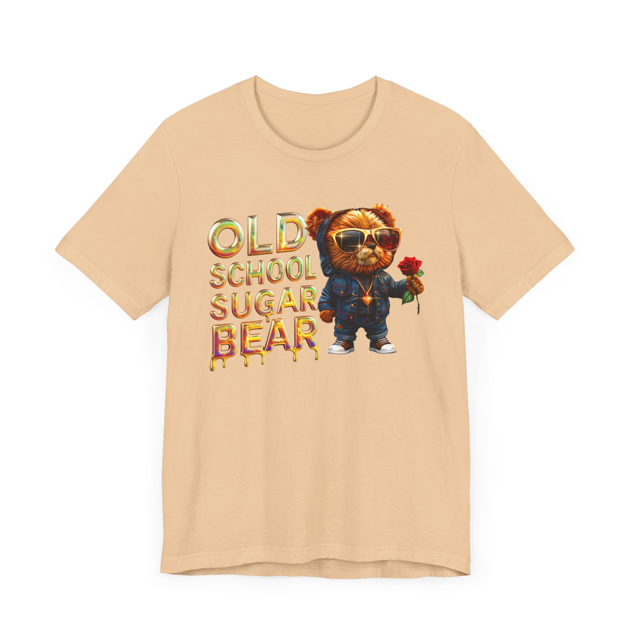 Unisex Jersey Short Sleeve Tee Old school sugar bear - Angel Body