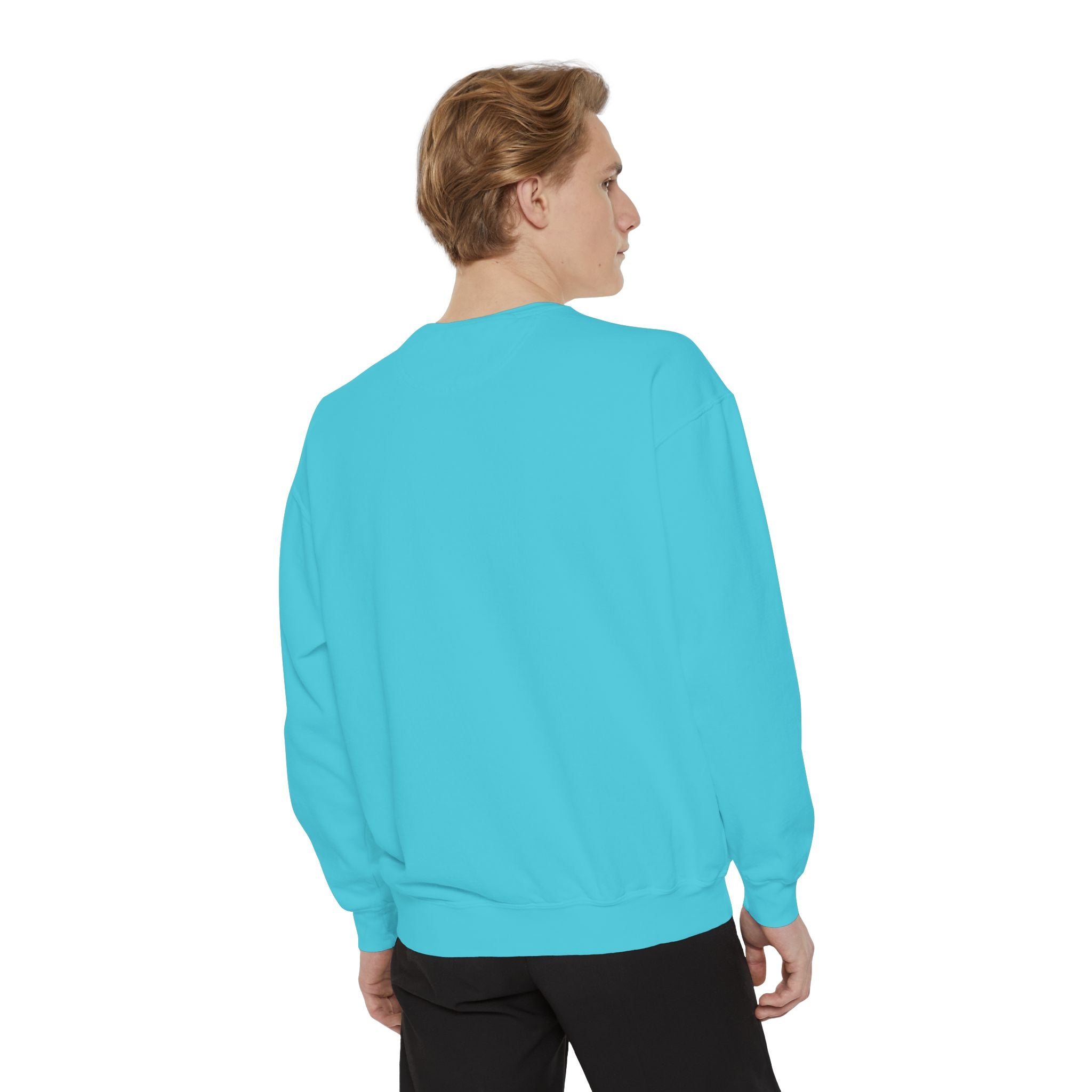 Unisex Garment-Dyed Sweatshirt Love to see you smile - Angel Body