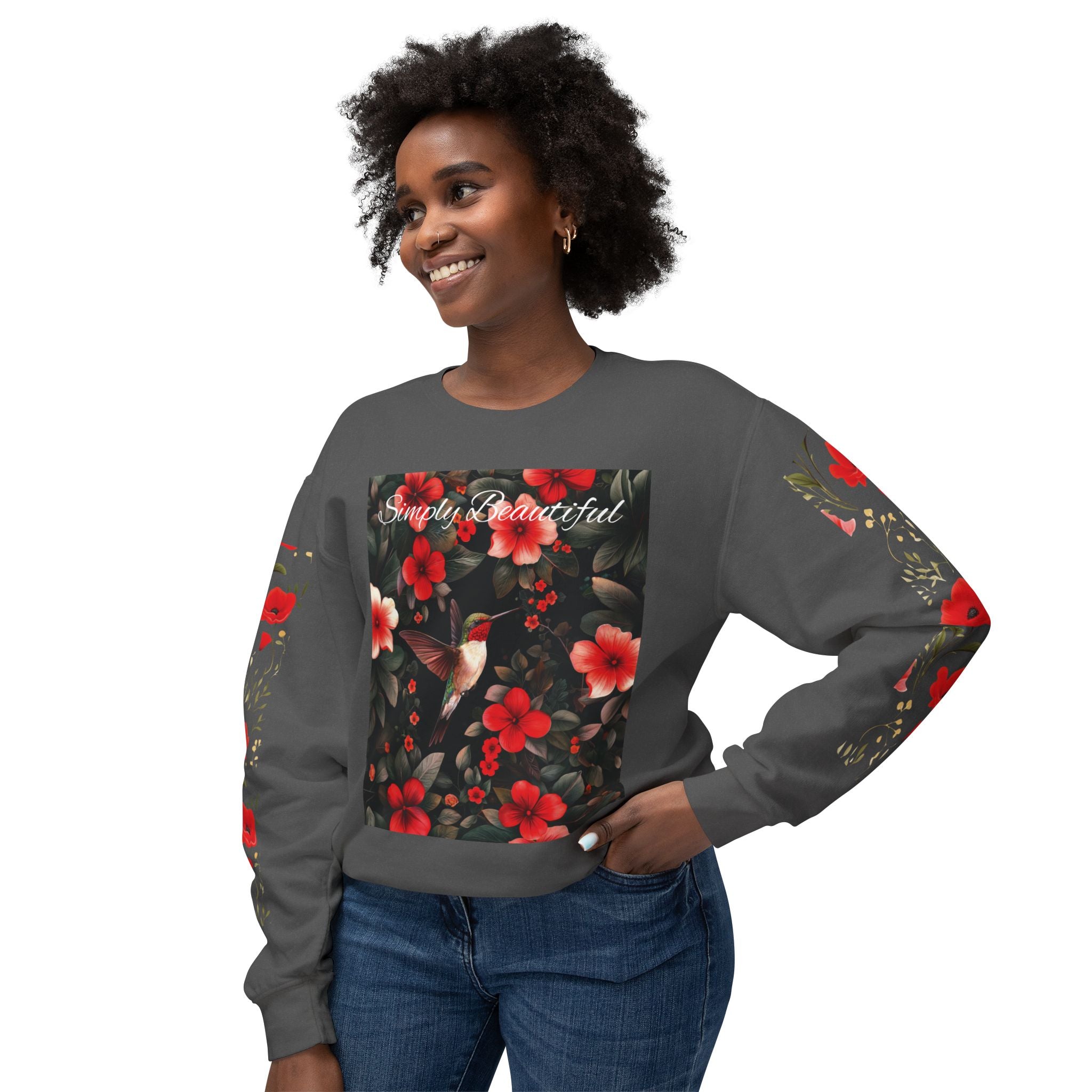 Humming Bird Lightweight Sweatshirt - Angel Body
