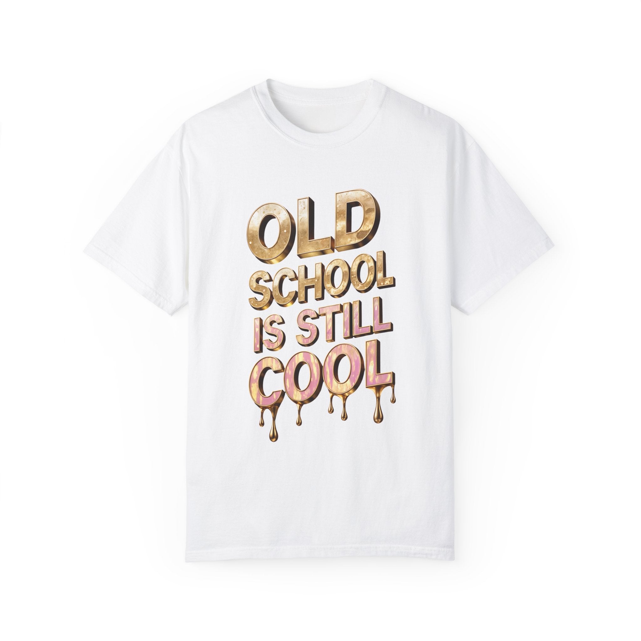 Vintage Feel Unisex T-Shirt - "Old School is Still Cool" - Angel Body