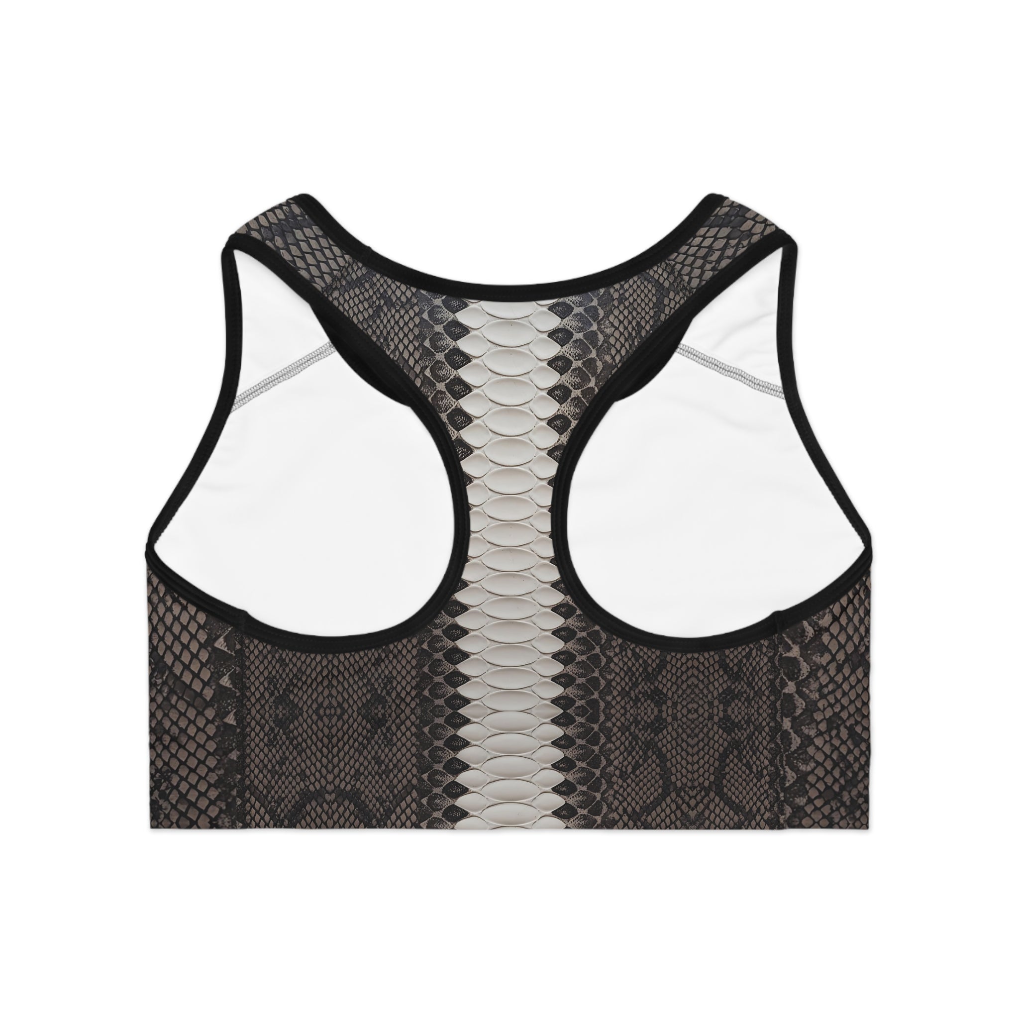 Stylish Snake Skin Sports Bra for Active Women