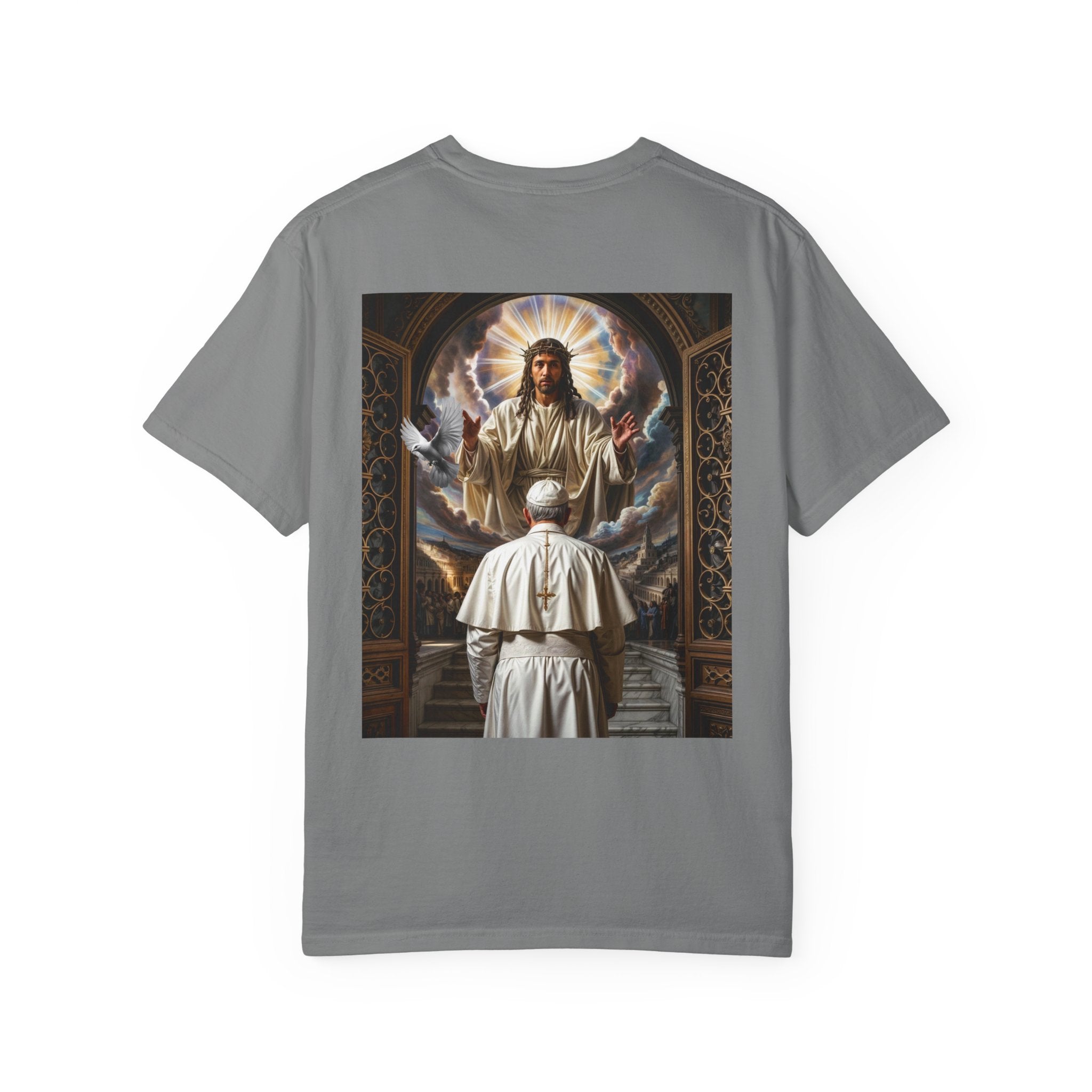 Religious Inspiration T-shirt - Jesus and Pope - Angel Body