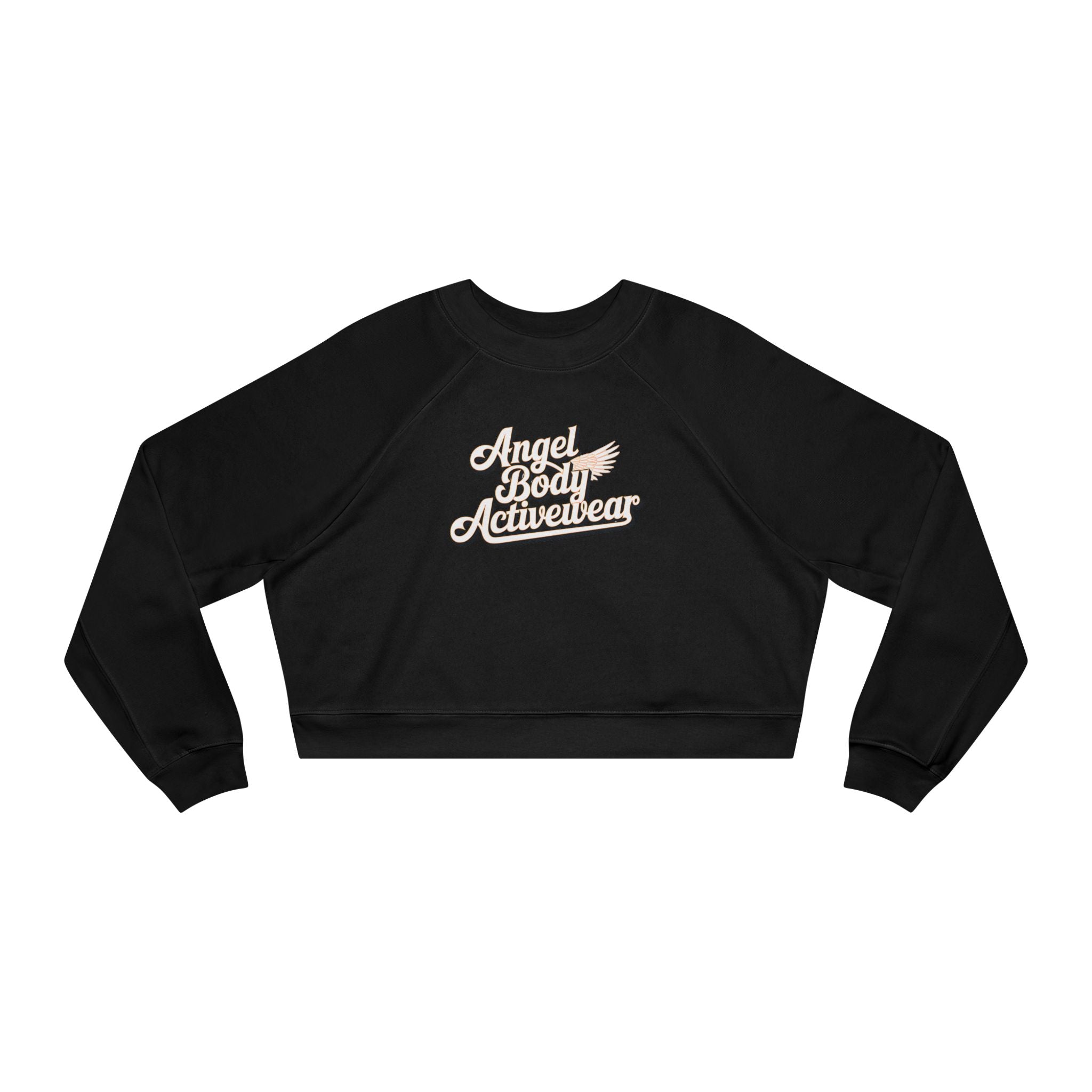 Angel Body Activewear Women's Cropped Fleece Pullover - Stylish & Cozy Sweatshirt for Athleisure - Angel Body