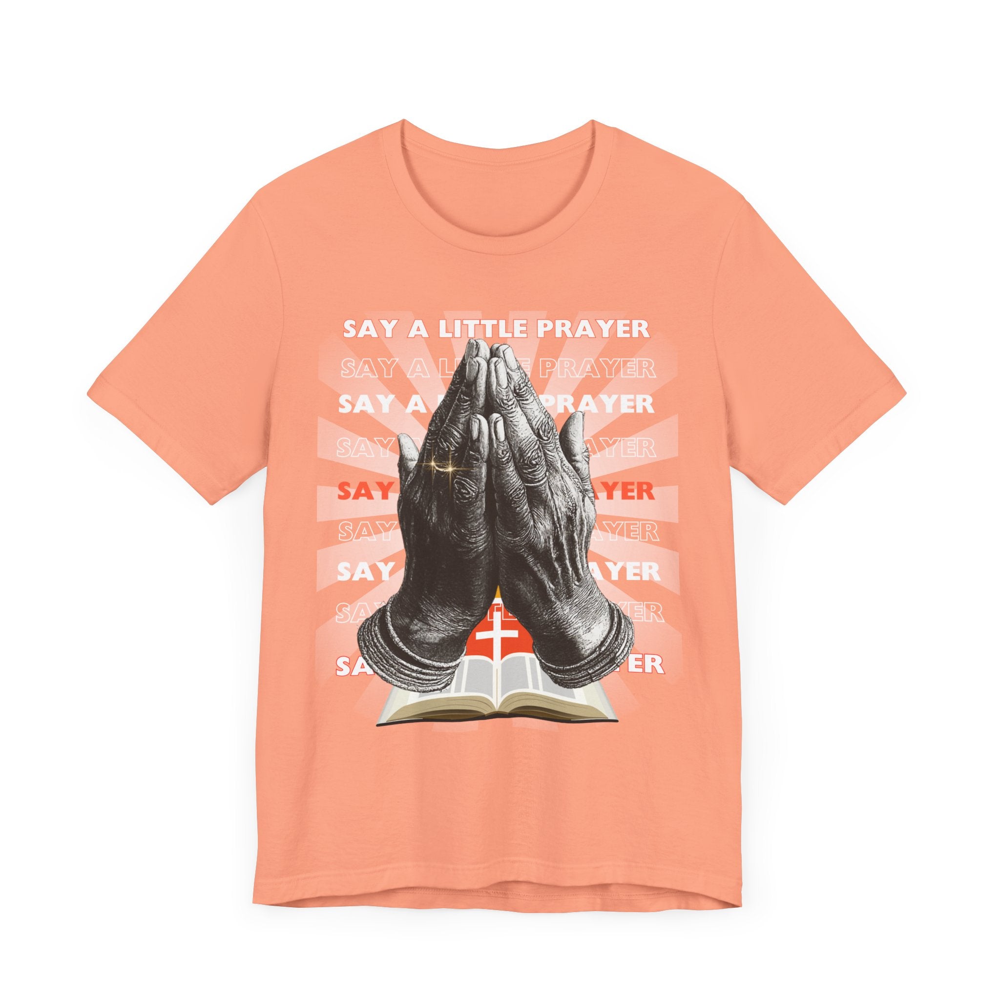 Unisex Jersey Short Sleeve Tee: With the heart warming words - Angel Body