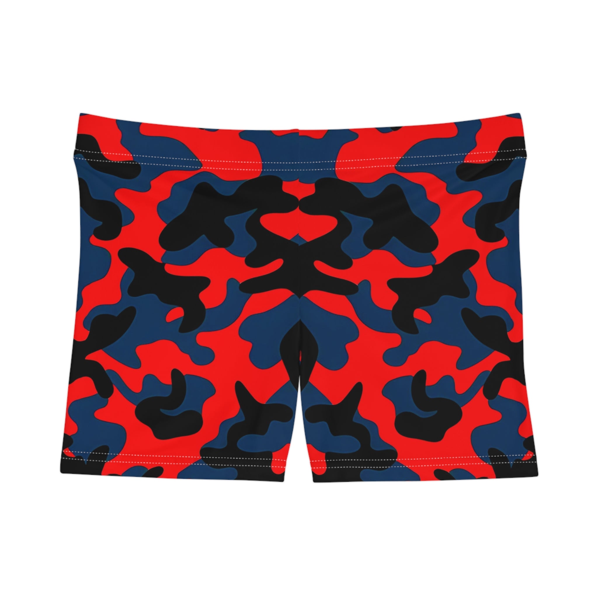 Women’s Camo Print Shorts - Vibrant Activewear for Summer Fun - Angel Body