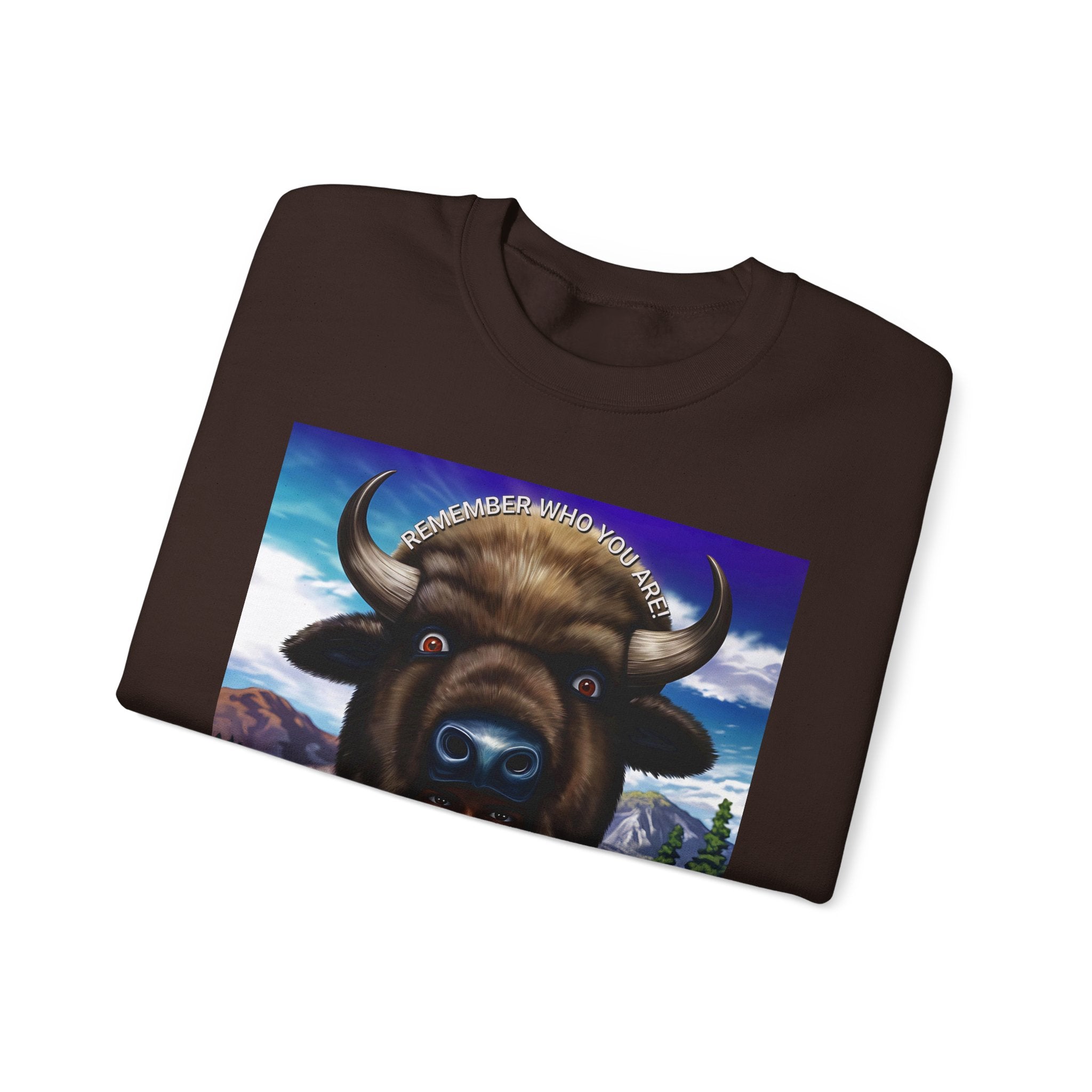 Native American Spirit Crewneck Sweatshirt - Unisex Heavy Blend™ - Angel Body