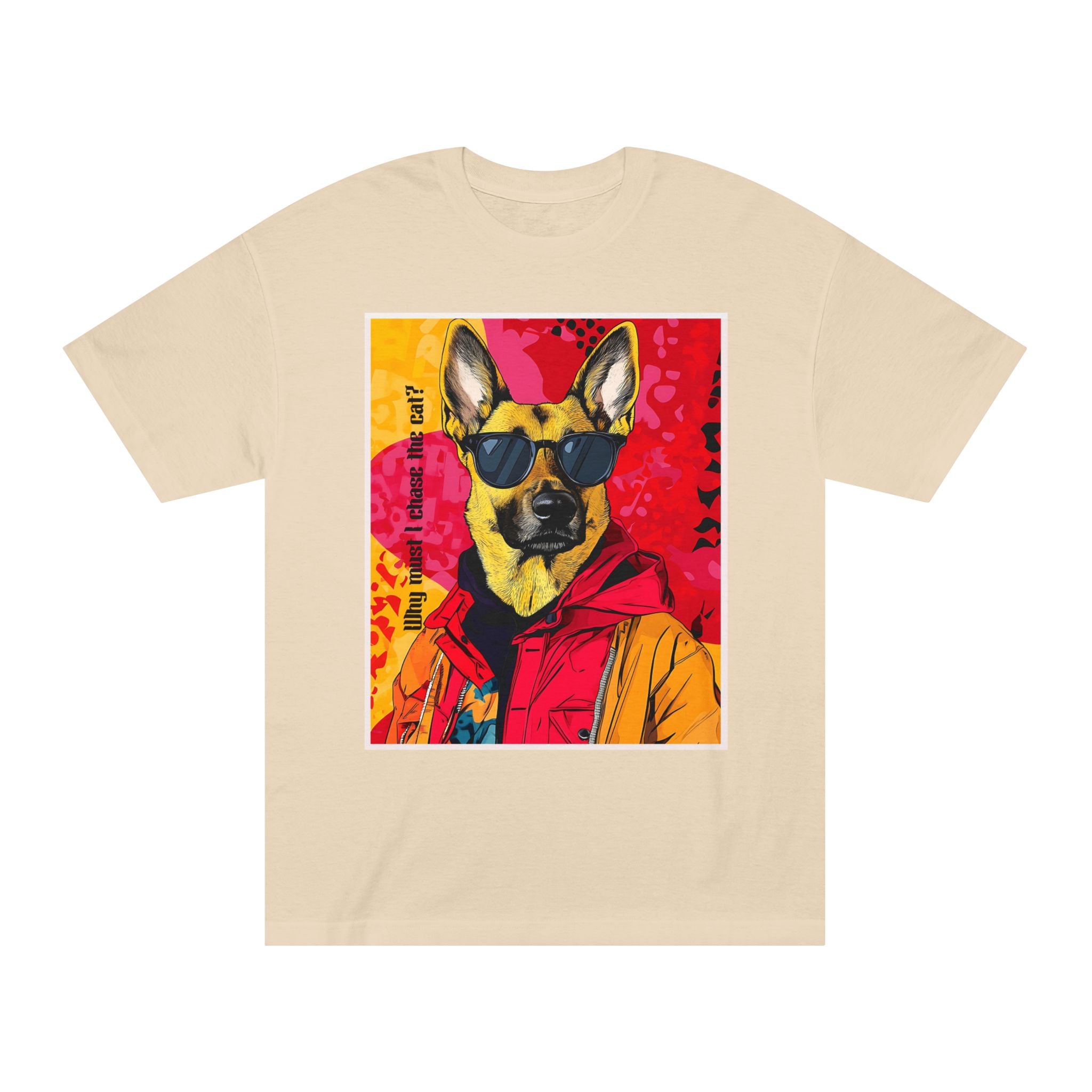 German Shepard Tee - Fun & Vibrant Unisex Graphic Shirt - Angel Body