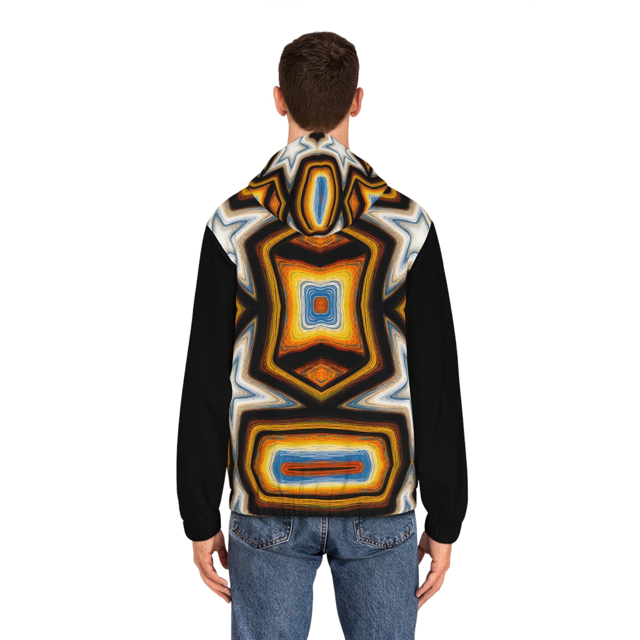 Man's Star Of Bethlehem Full-Zip Hoodie - Angel Body