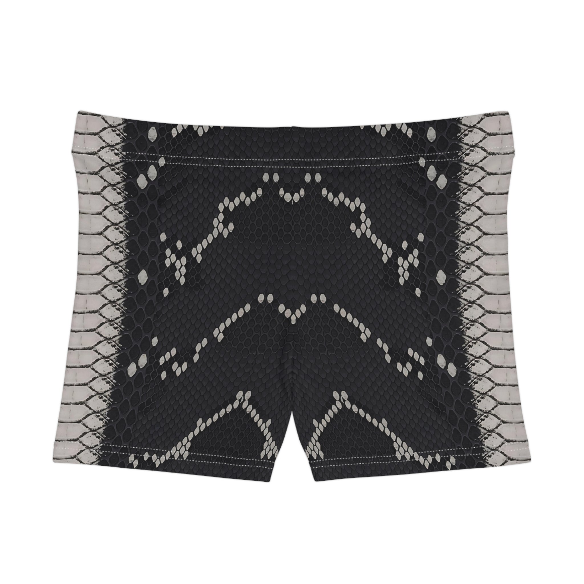 Women's Snake Print Active Shorts for Fitness and Everyday Wear