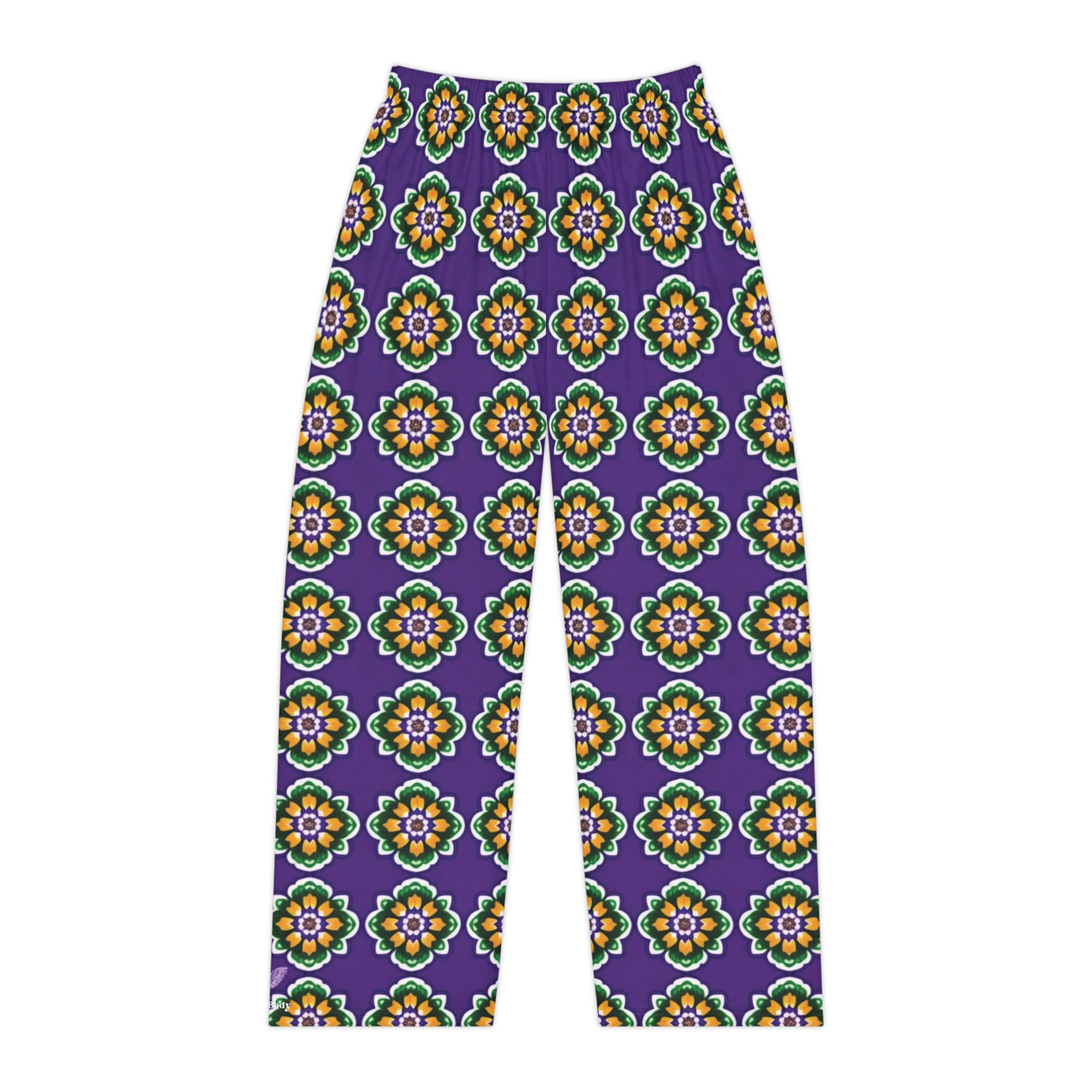 Vibrant Floral Women's Custom Pajama Pants for Cozy Nights - Angel Body