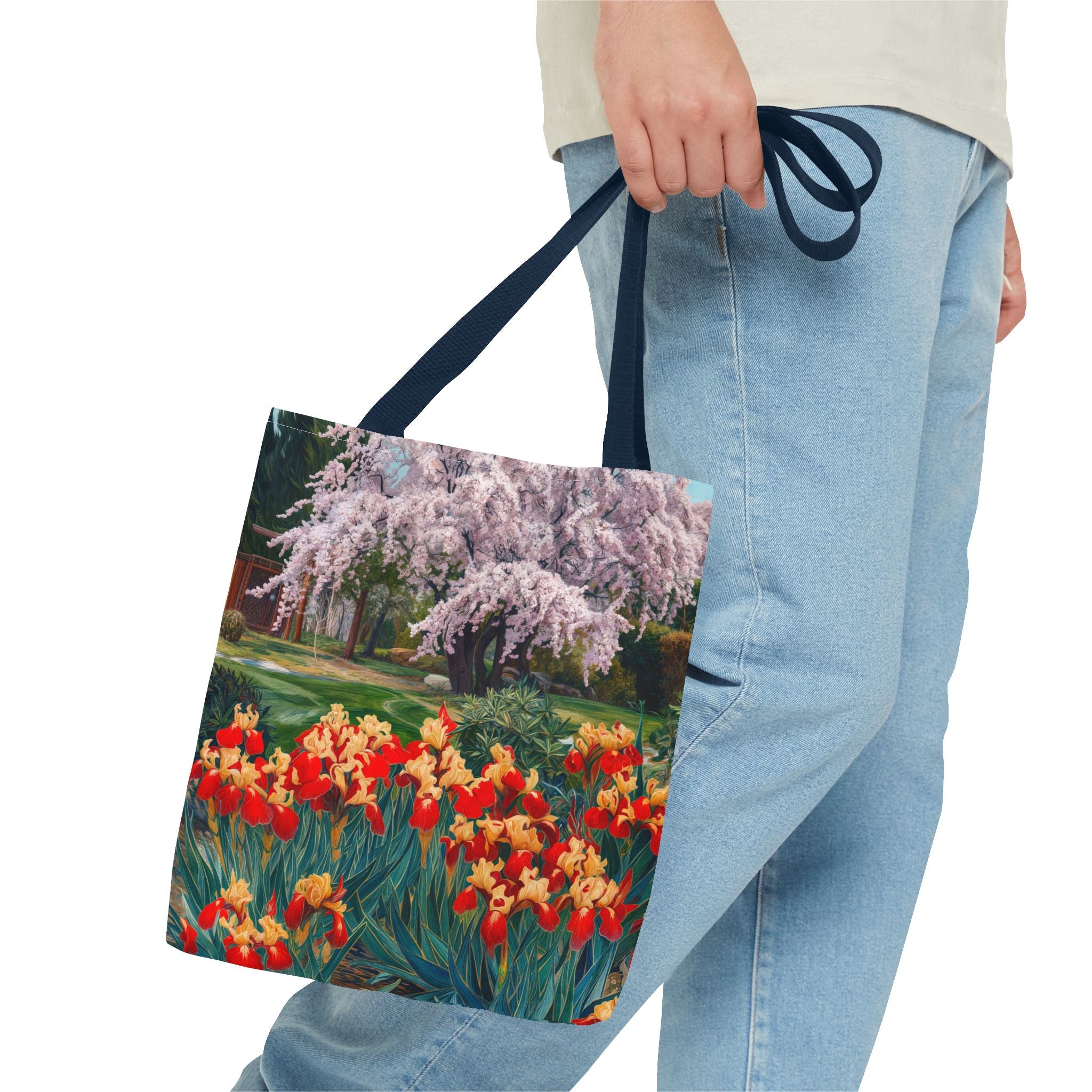 Nature-Inspired Floral Tote Bag - Perfect for Spring Celebrations - Angel Body
