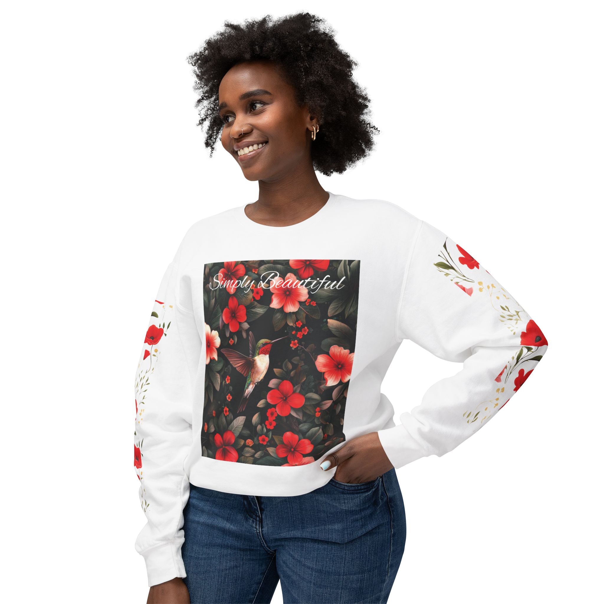 Humming Bird Lightweight Sweatshirt - Angel Body