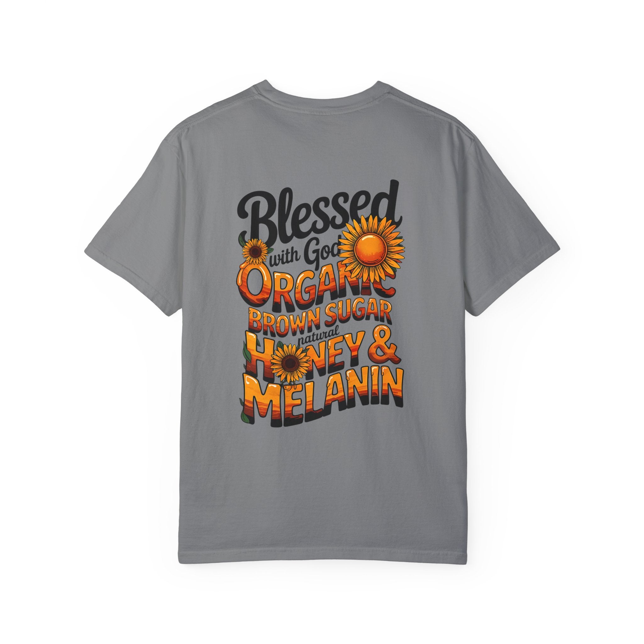 Blessed Organic Honey & Melanin T-Shirt for Positive Vibes