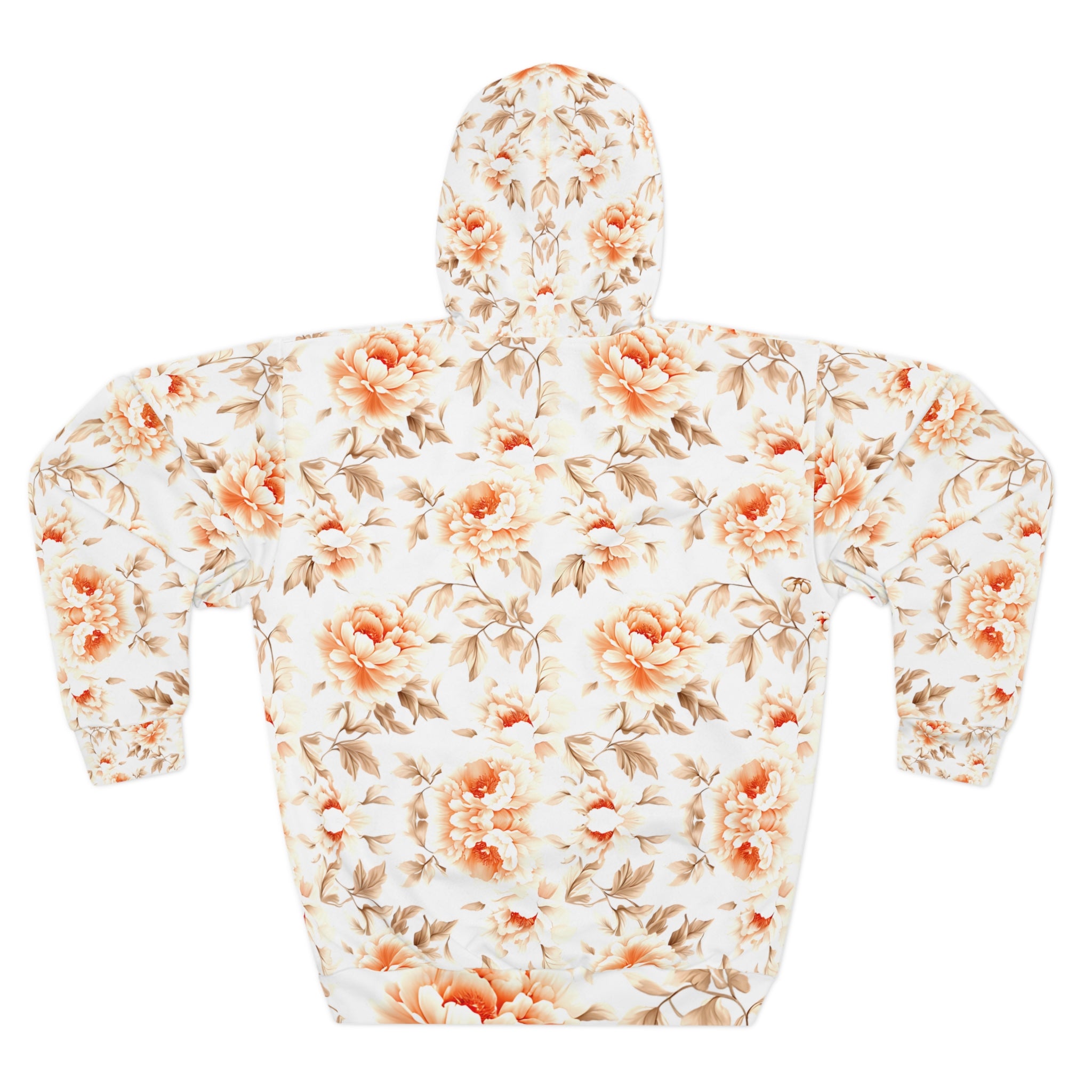 Floral Elegance 2 Unisex Pullover Hoodie - Cozy Spring Comfort - Angel Body