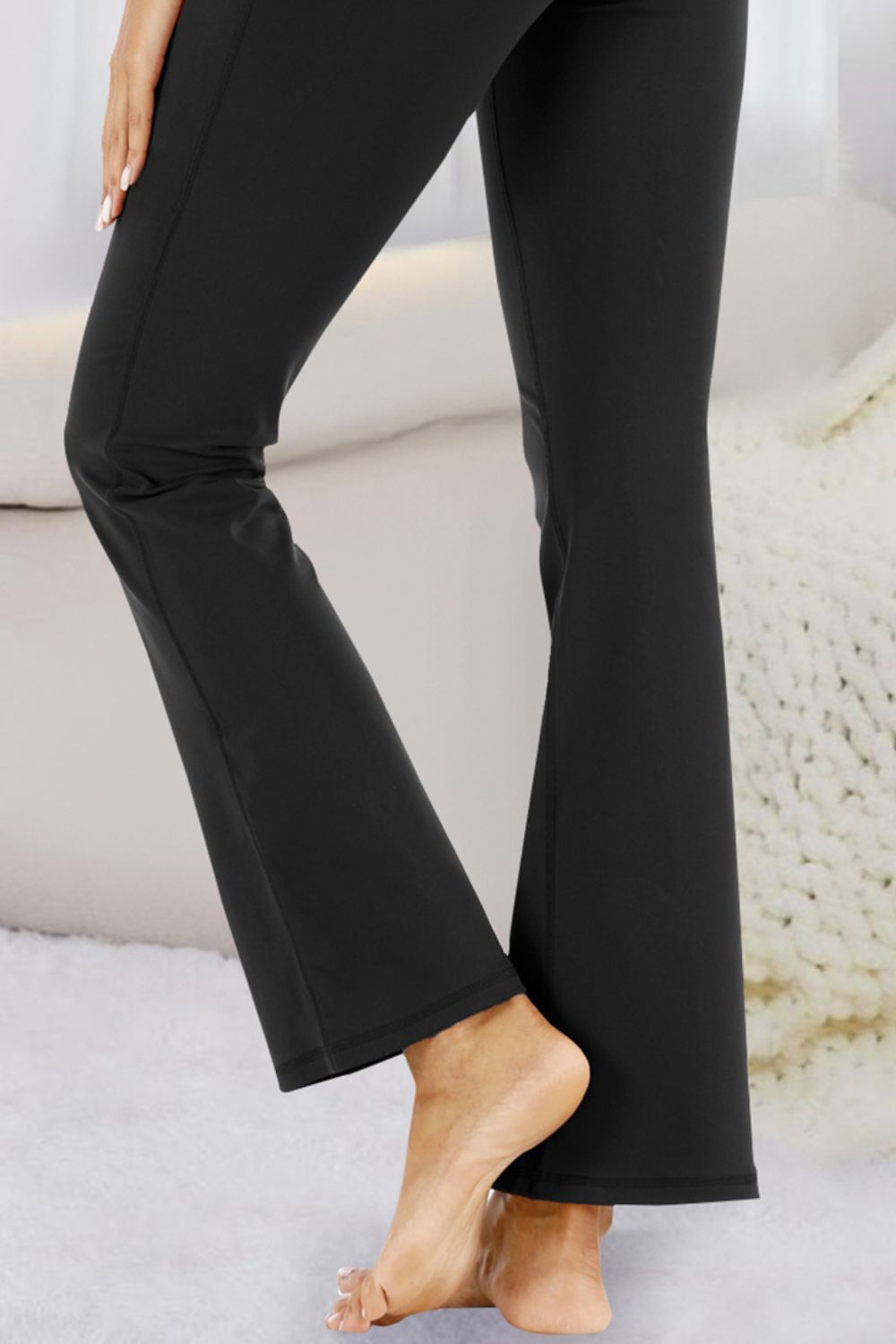 Pocketed High Waist Active Pants - Angel Body