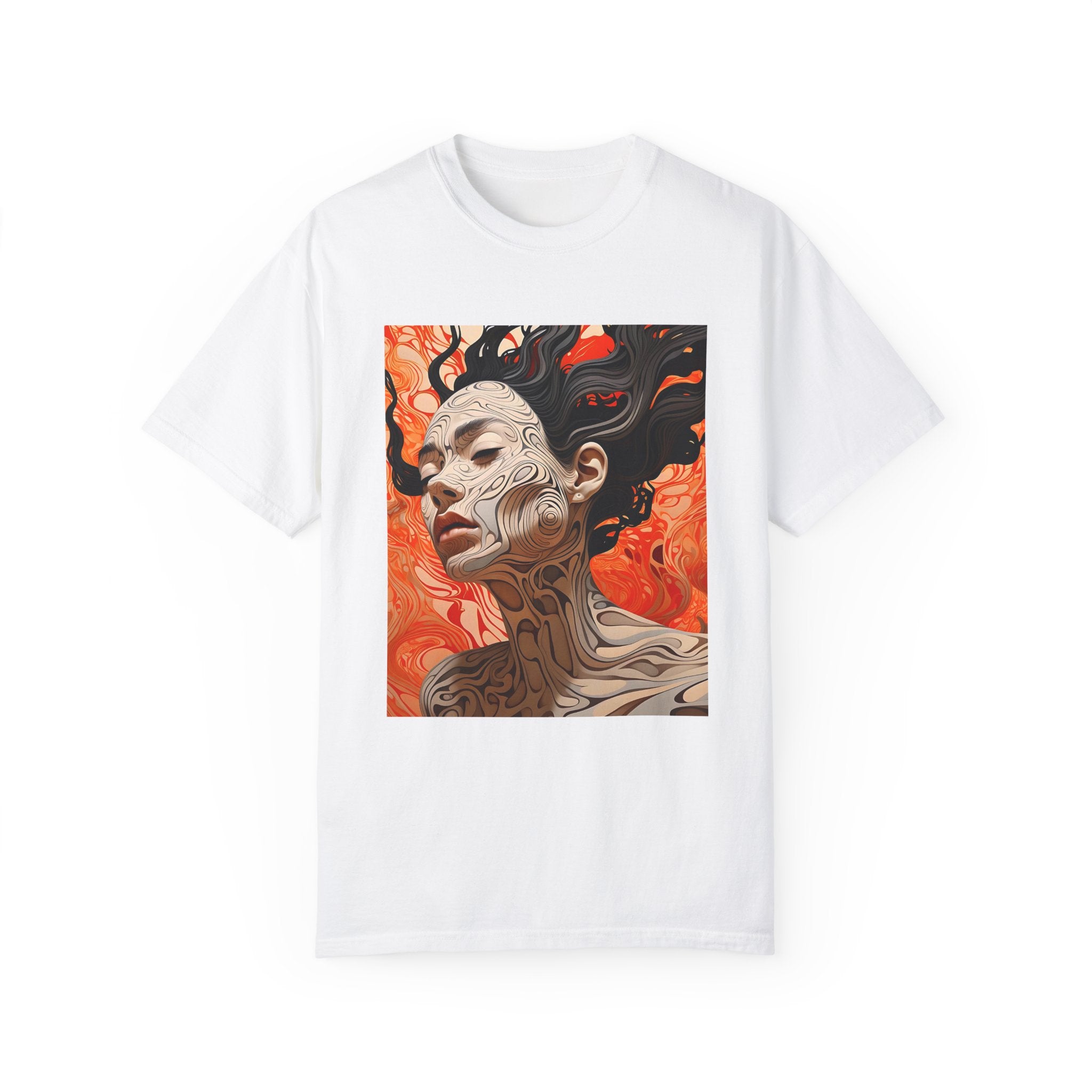 Artistic Unisex T-Shirt - Abstract Woman Design, Perfect for Creative Souls