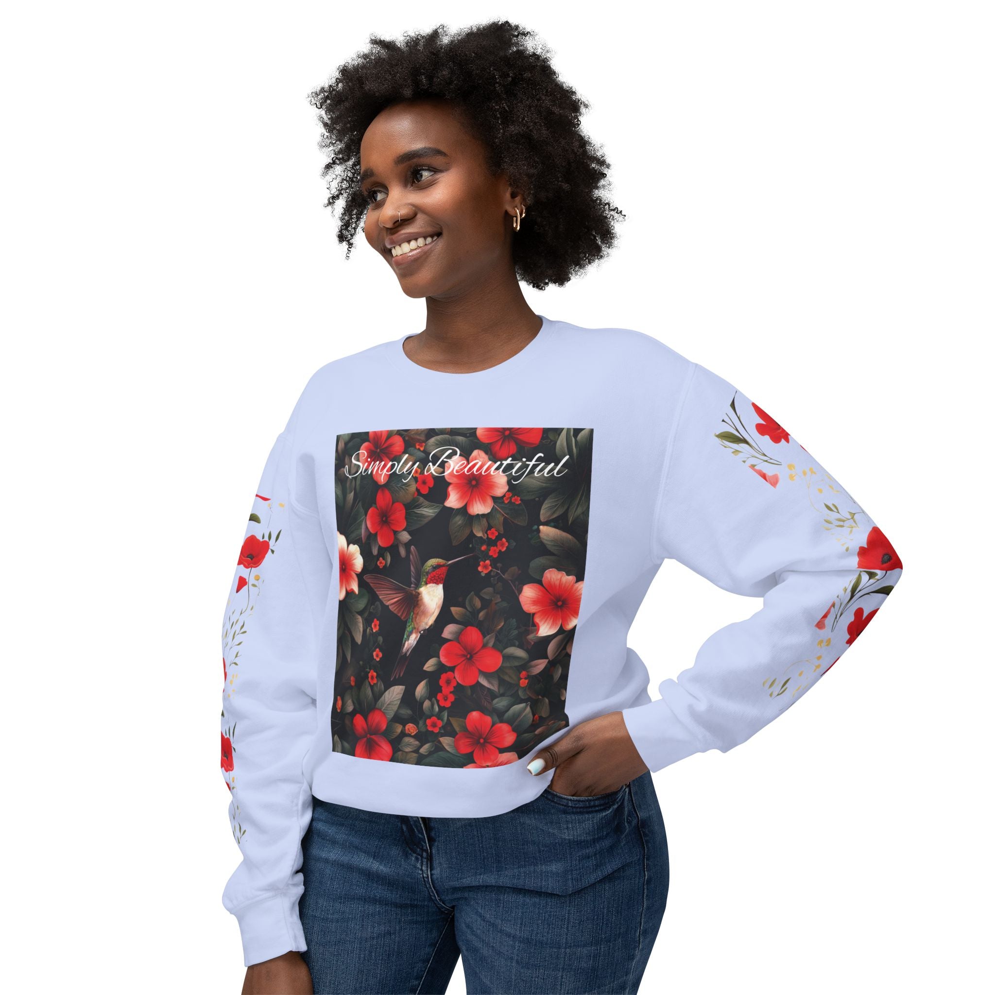Humming Bird Lightweight Sweatshirt - Angel Body