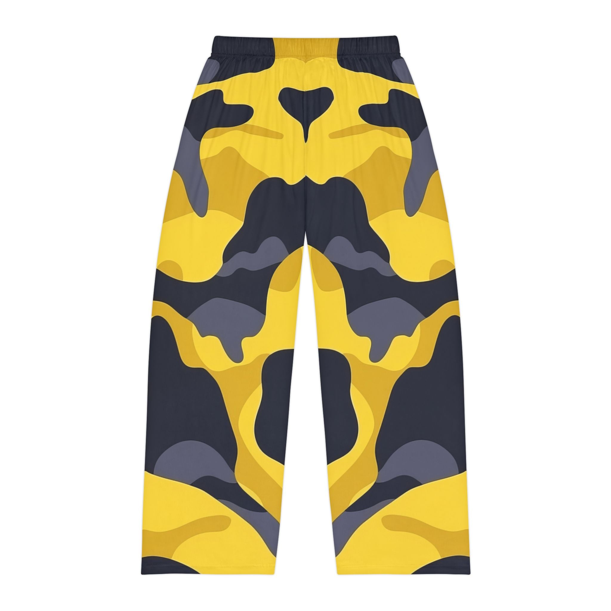 Men's Pajama Pants - Stylish Yellow Camo Lounge Wear for Comfort and Relaxation - Angel Body