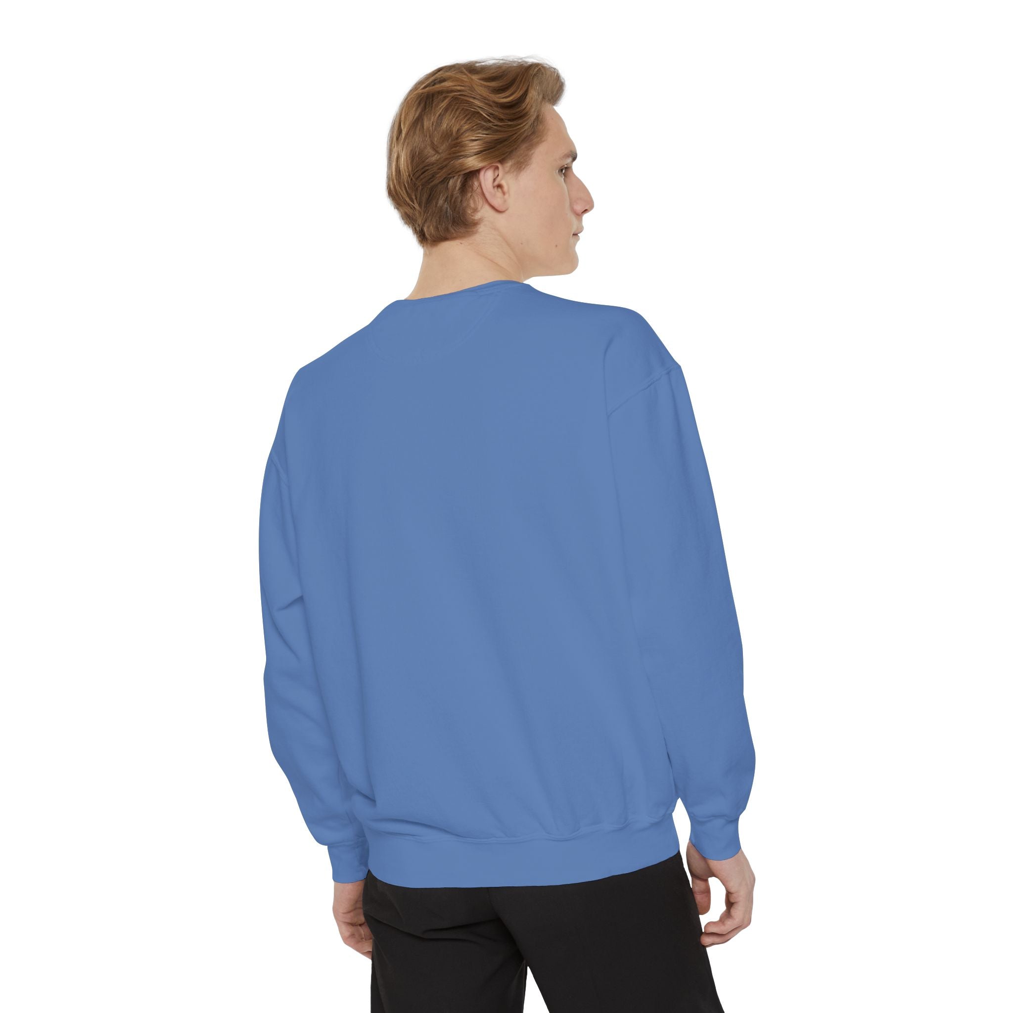 Unisex Garment-Dyed Sweatshirt That says Simply Beautiful - Angel Body