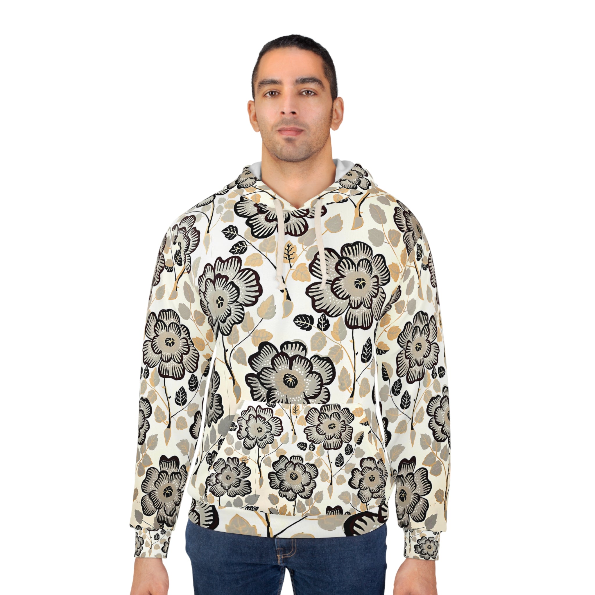 Pastel Flower Print Hoodie - Angel Body