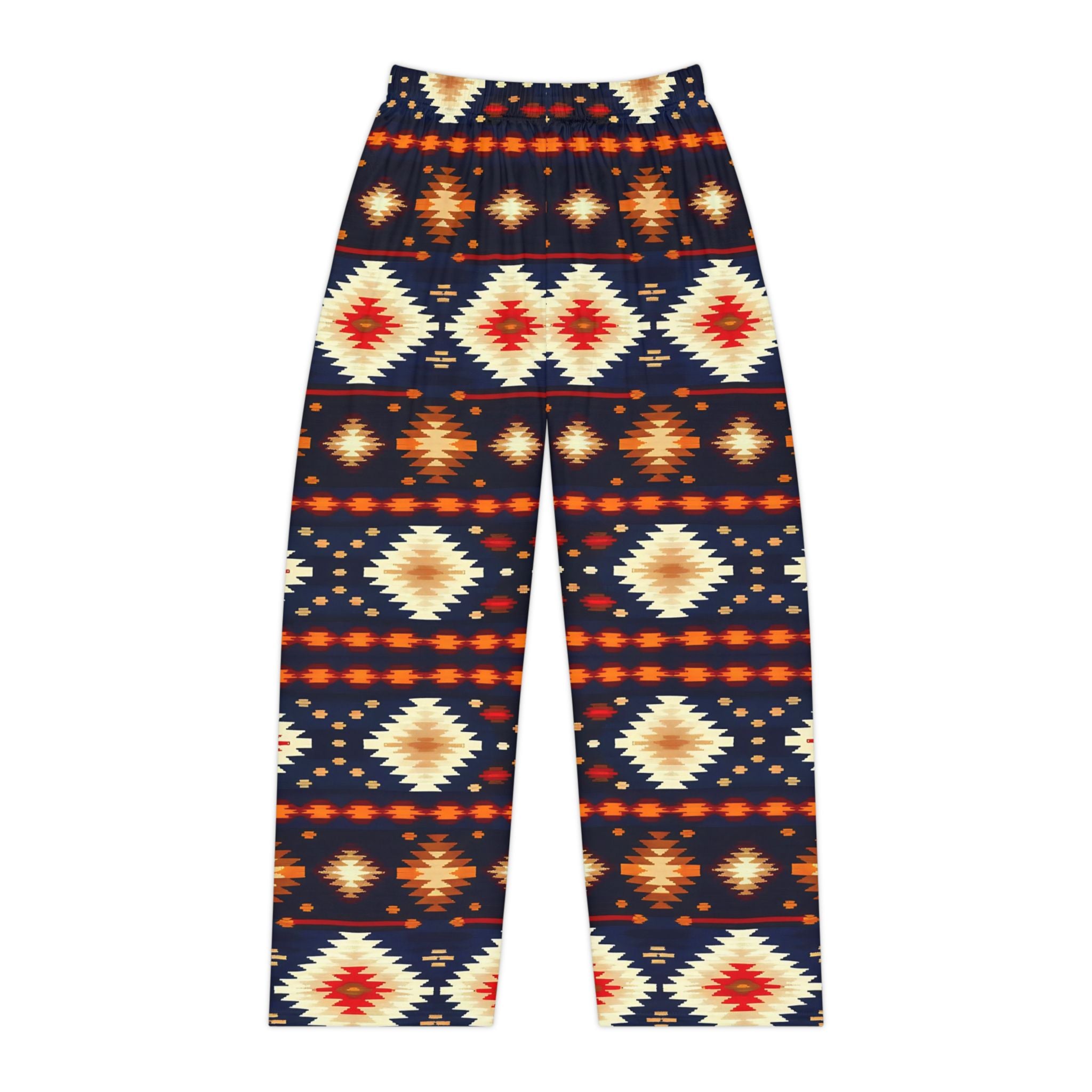 Cozy Women's Pajama Pants with Colorful Tribal Print - Angel Body