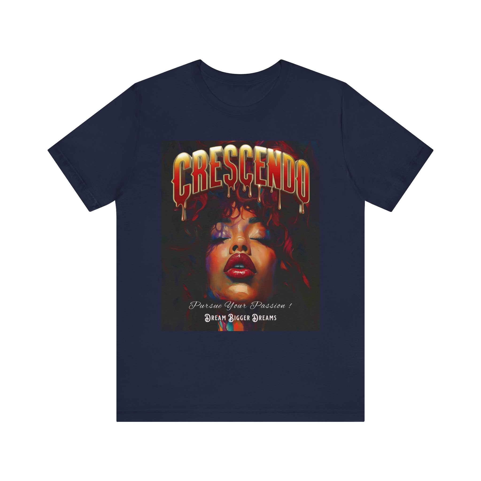 Crescendo Unisex Tee Word play message That means take your life to the highest hight's - Angel Body