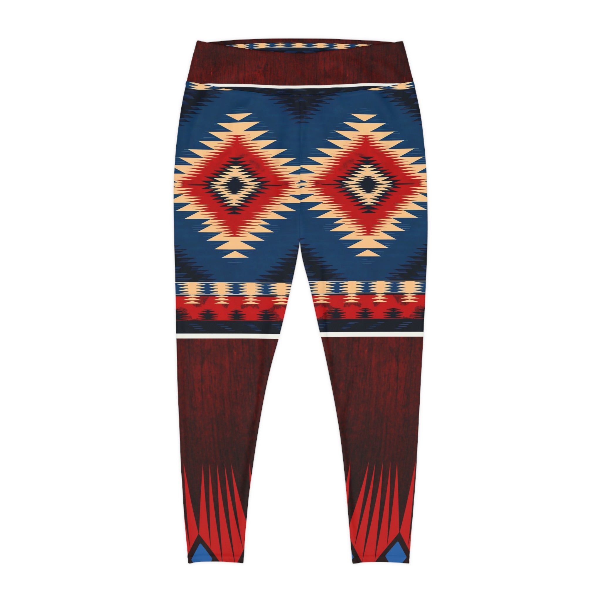 Tribal Print Plus Size Leggings - Stylish and Comfortable Activewear - Angel Body