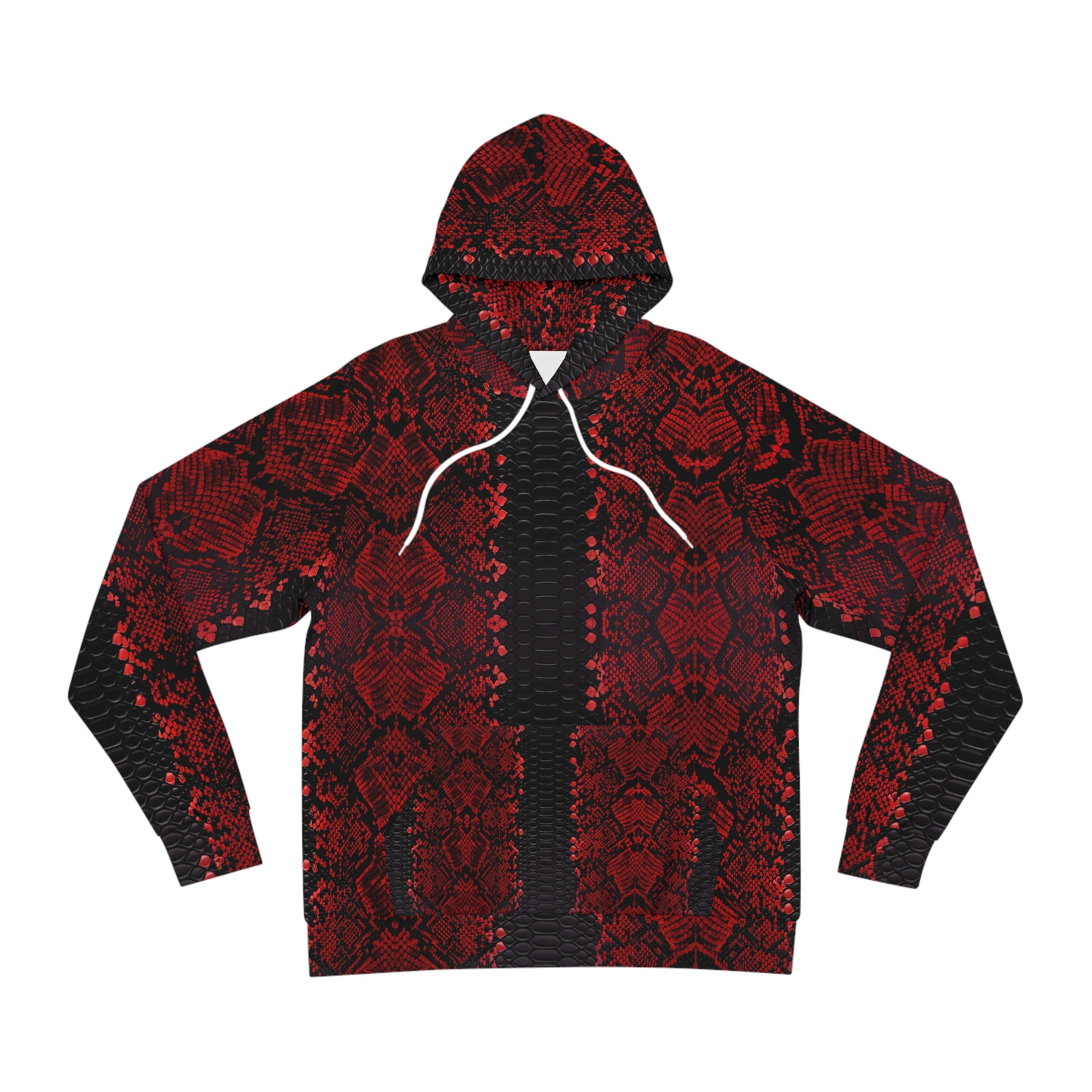 Stylish Red Python Fashion Hoodie - Cozy & Trendy Fashionwear - Angel Body