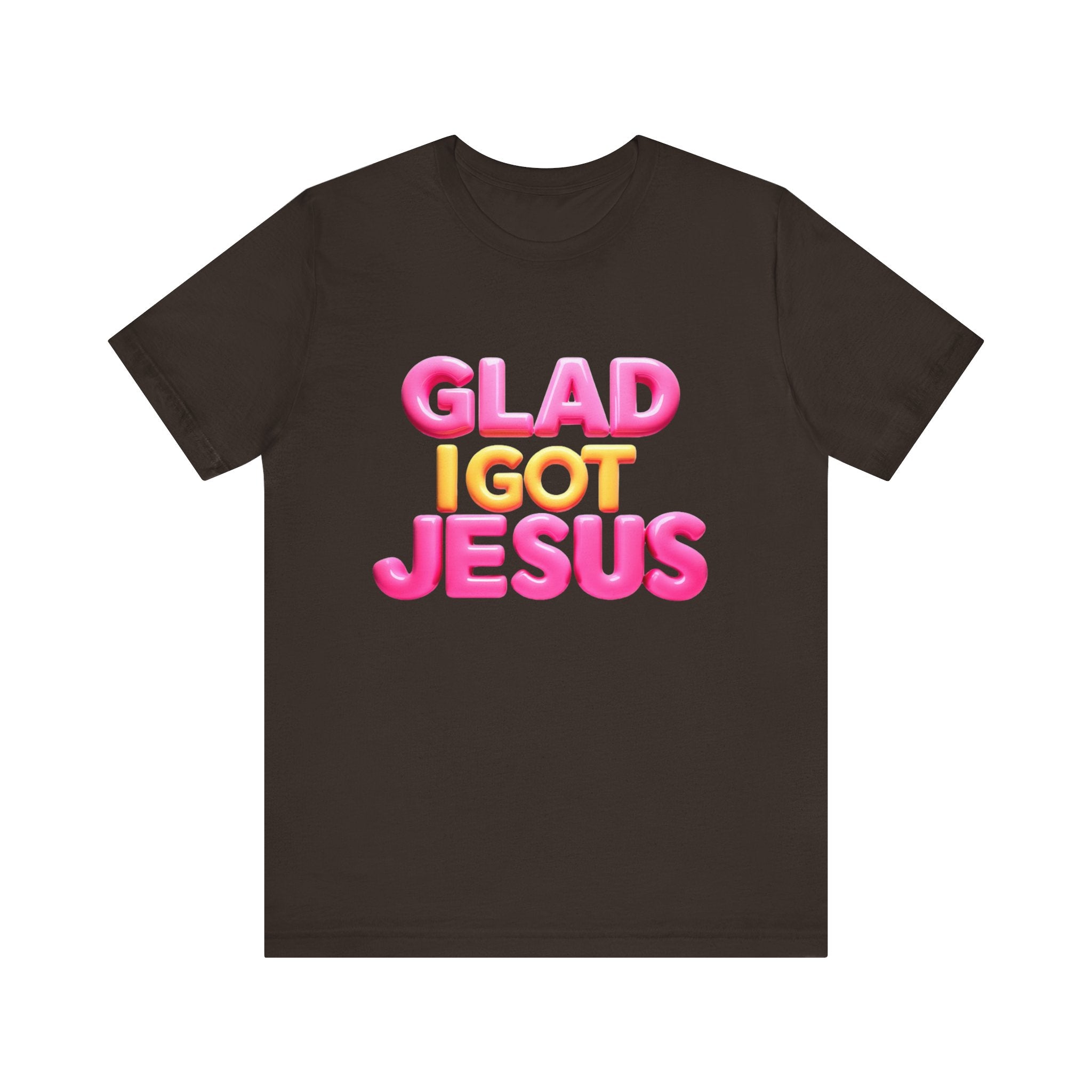 Glad I Got Jesus Unisex Tee - Angel Body