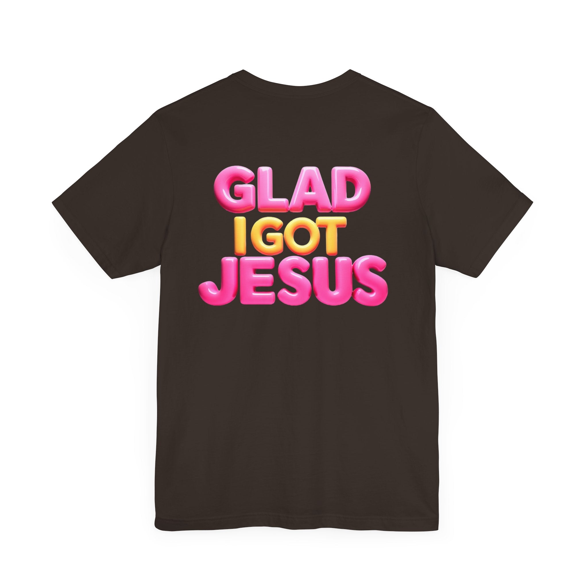 Glad I Got Jesus Unisex Tee - Angel Body