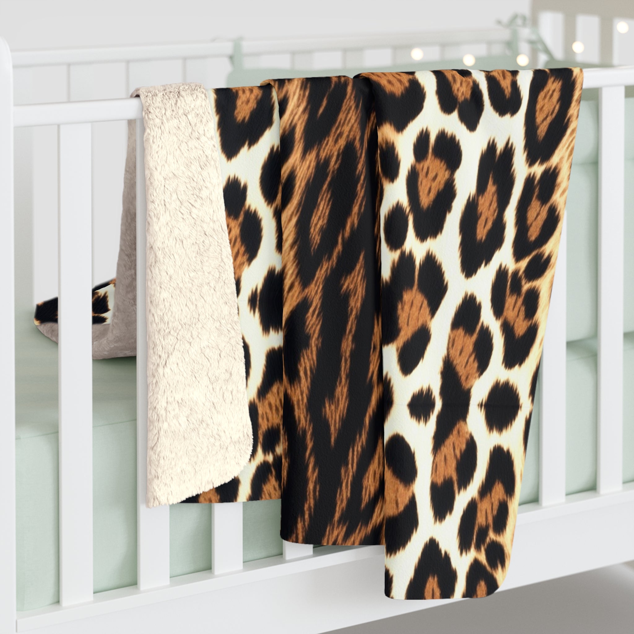 Leopard Sherpa Blanket - Angel Body