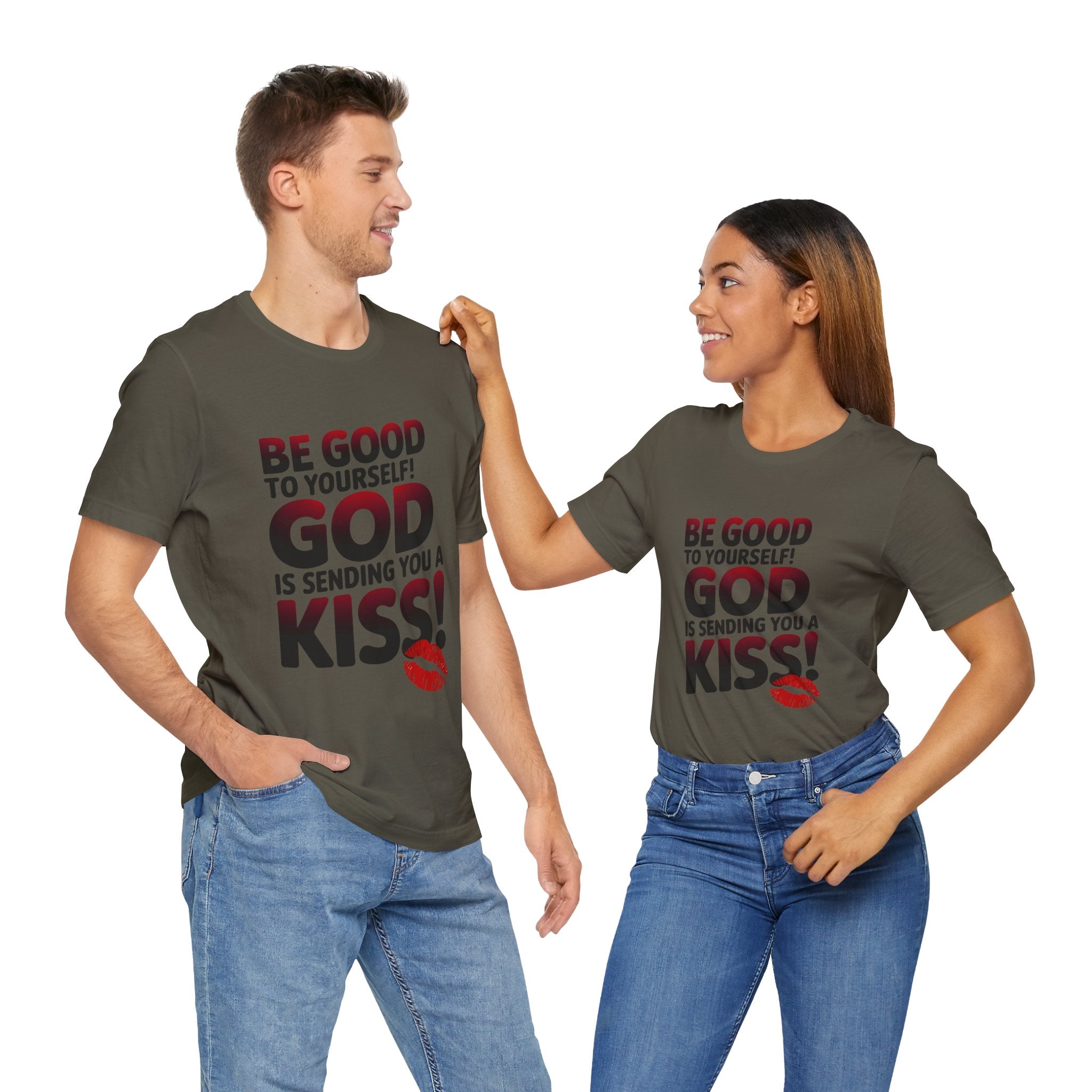 Inspirational Short Sleeve Tee - Angel Body