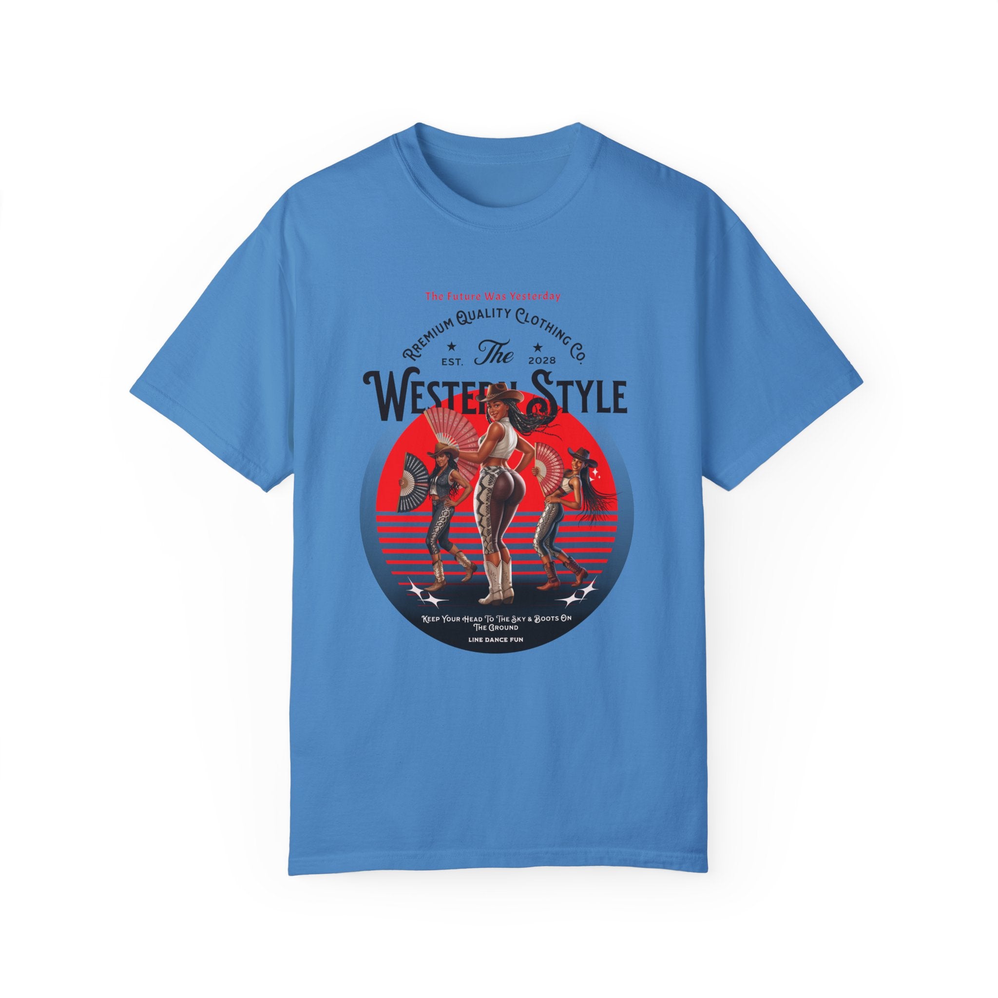 Vintage Western Style T-Shirt - Unisex Graphic Tee for Country Lovers - Angel Body