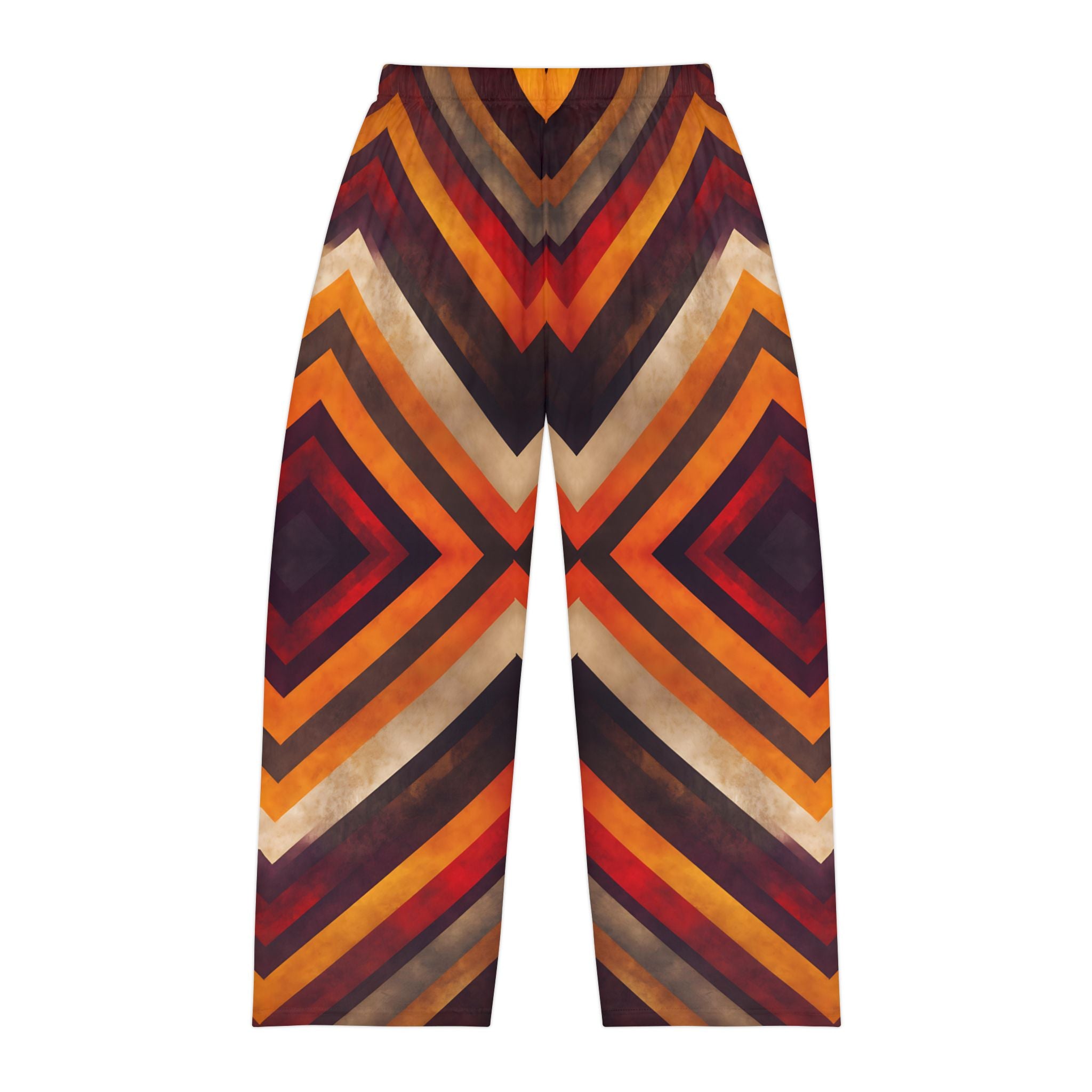 Men's very cozy Geometric Pattern Pajama Pants - Cozy and Stylish Lounge Wear
