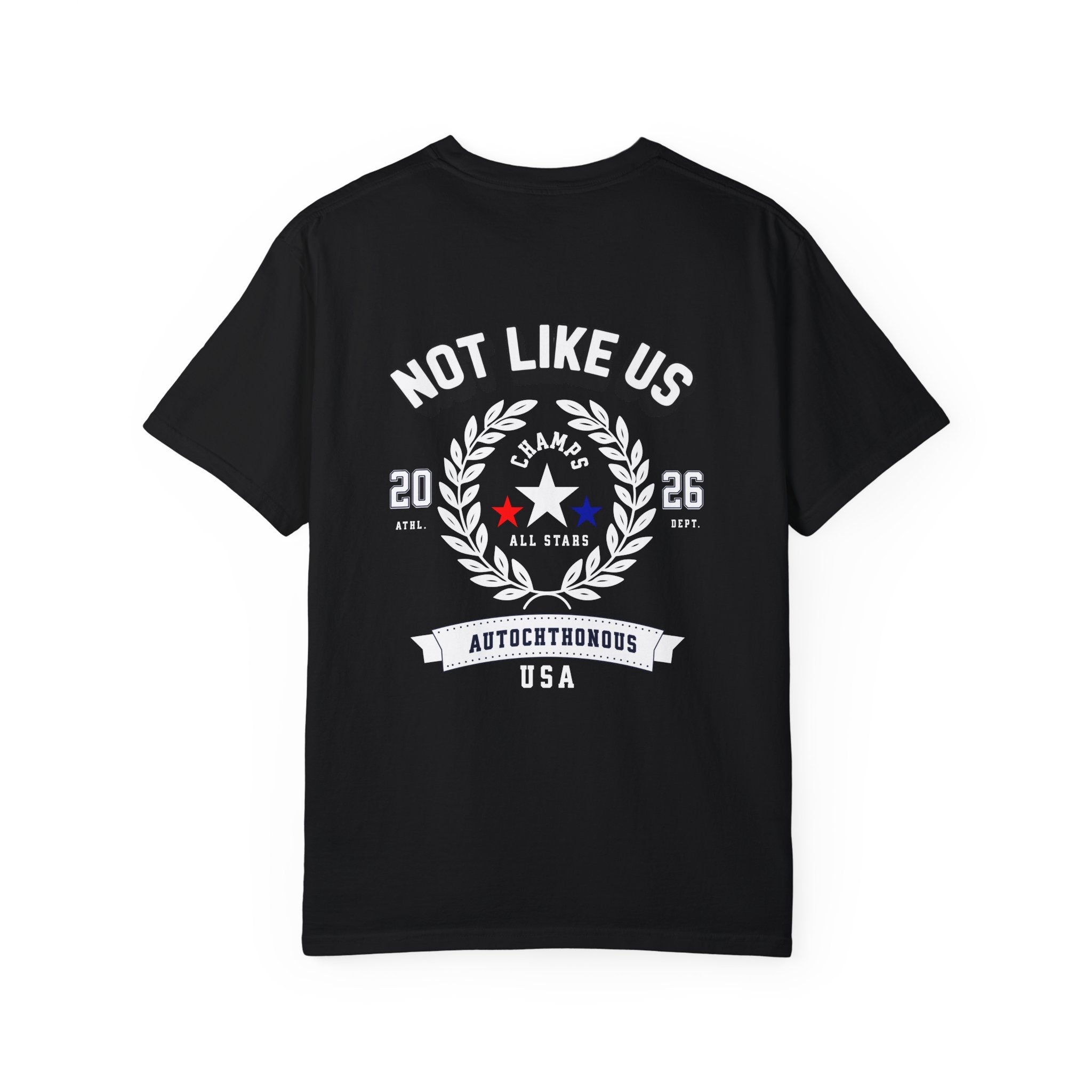 Unisex Garment-Dyed T-Shirt - 'Not Like Us' All Stars Tee - Angel Body