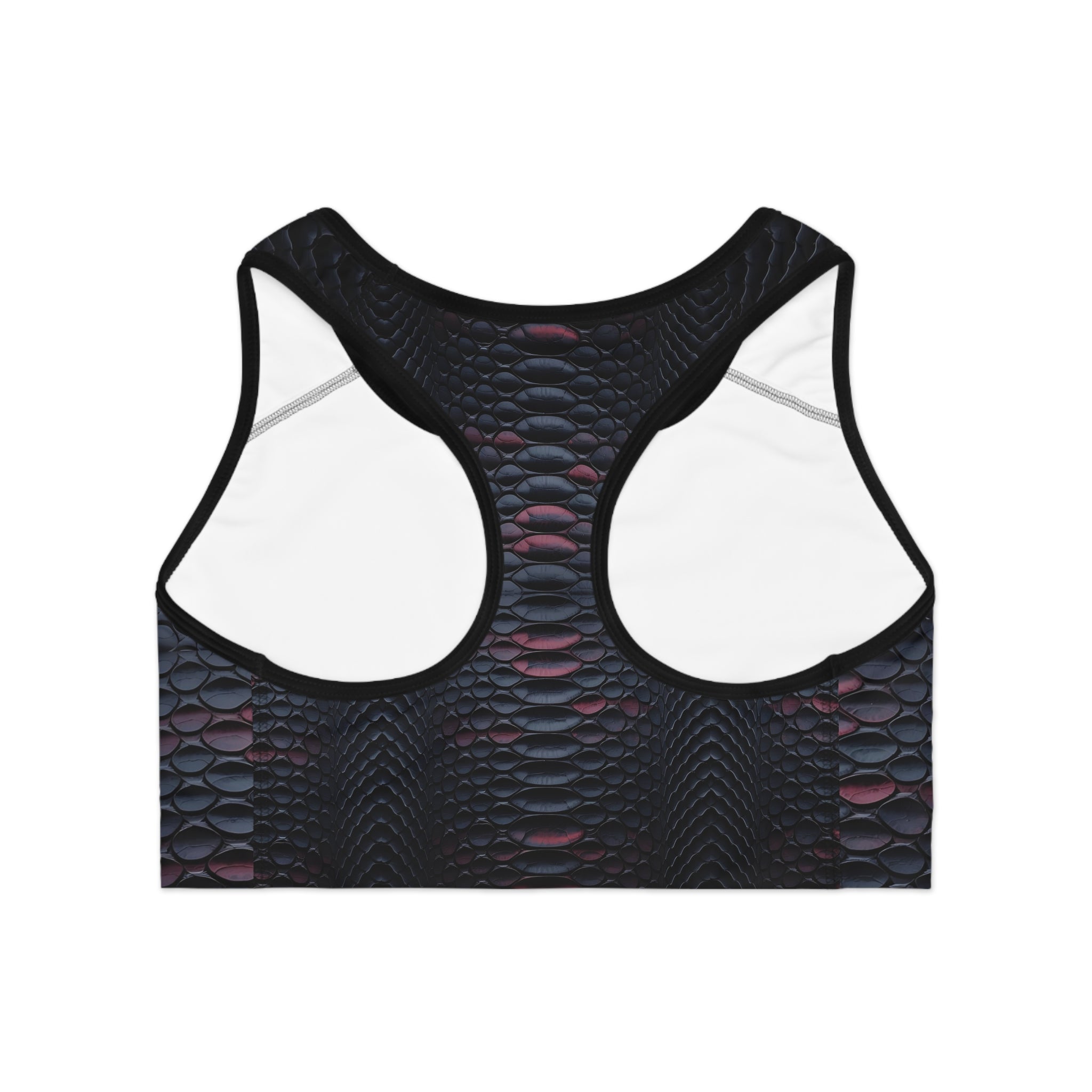 Stylish Snake Print Sports Bra - Perfect for Activewear & Fitness Enthusiasts