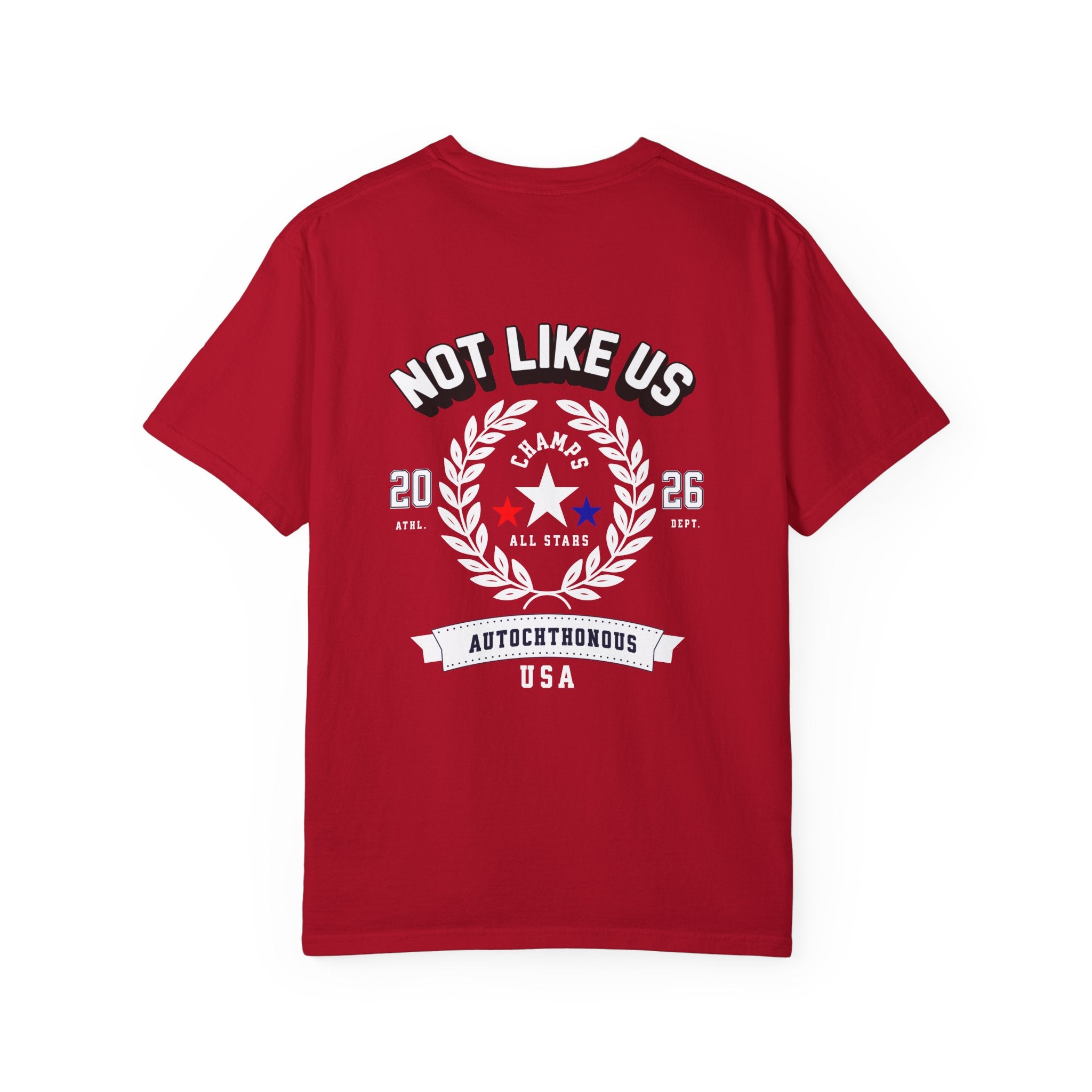 Unisex Garment-Dyed T-Shirt - 'Not Like Us' All Stars Tee - Angel Body