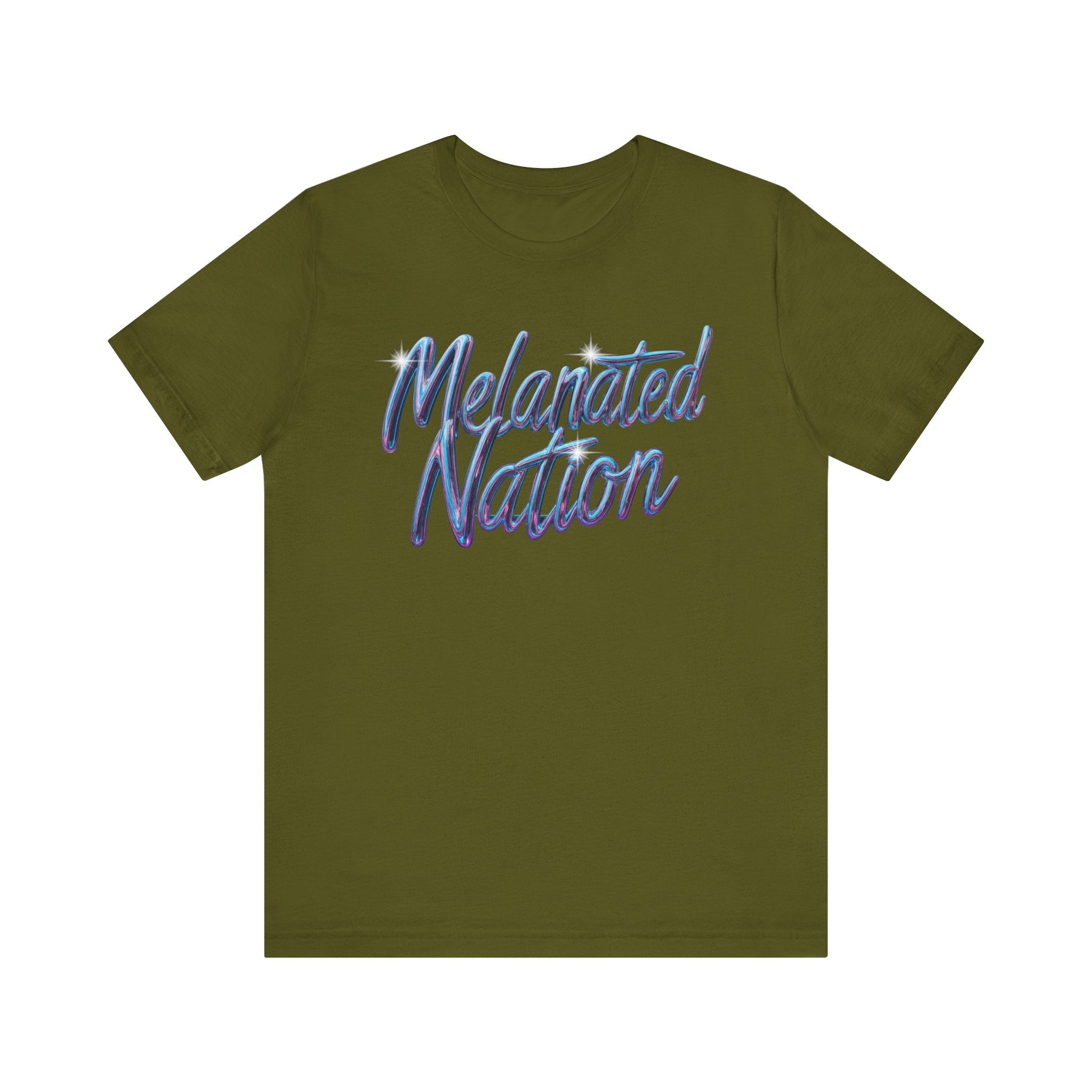 Unisex Jersey Short Sleeve Tee Melanated Nation - Angel Body